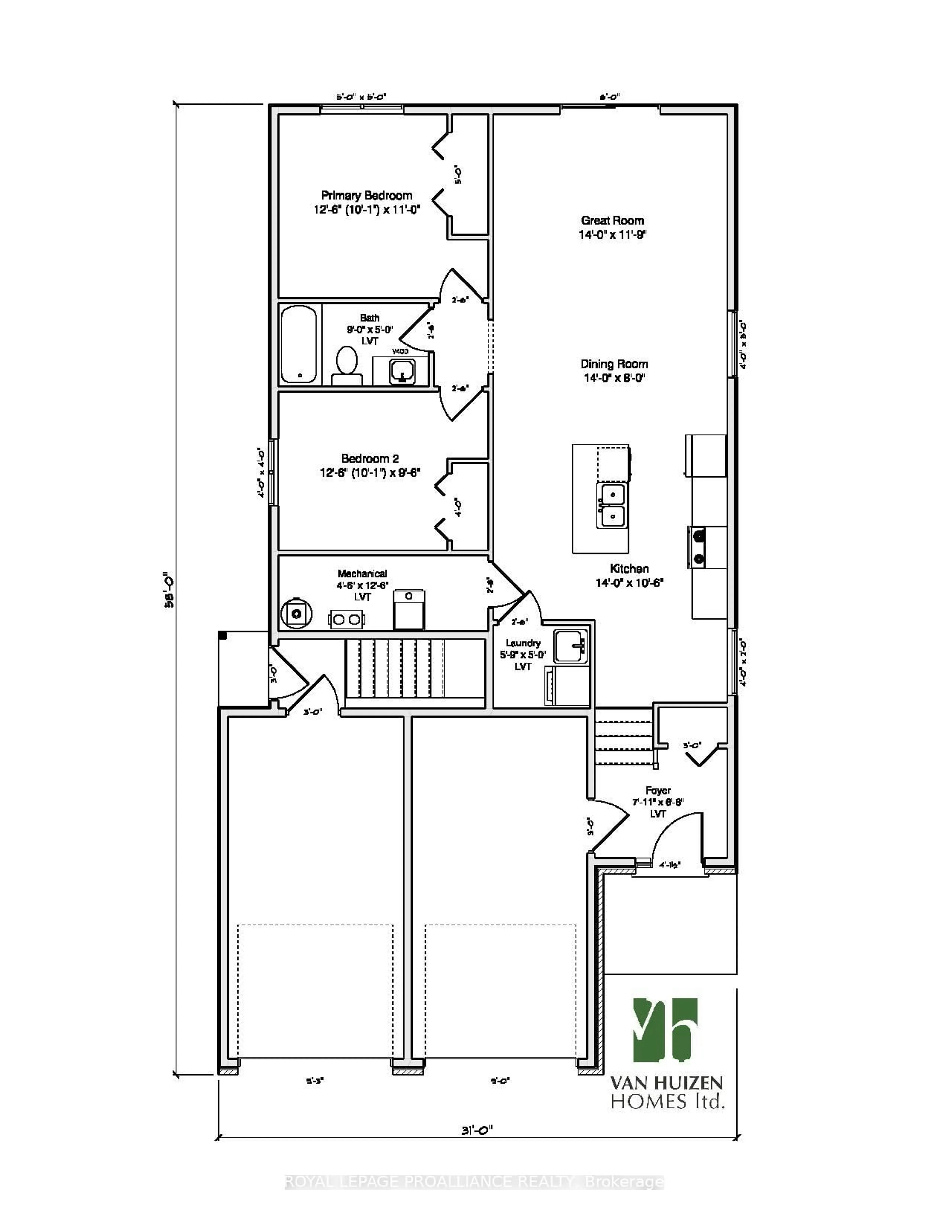 Floor plan for 162 Sienna Ave, Belleville Ontario K8P 0H3