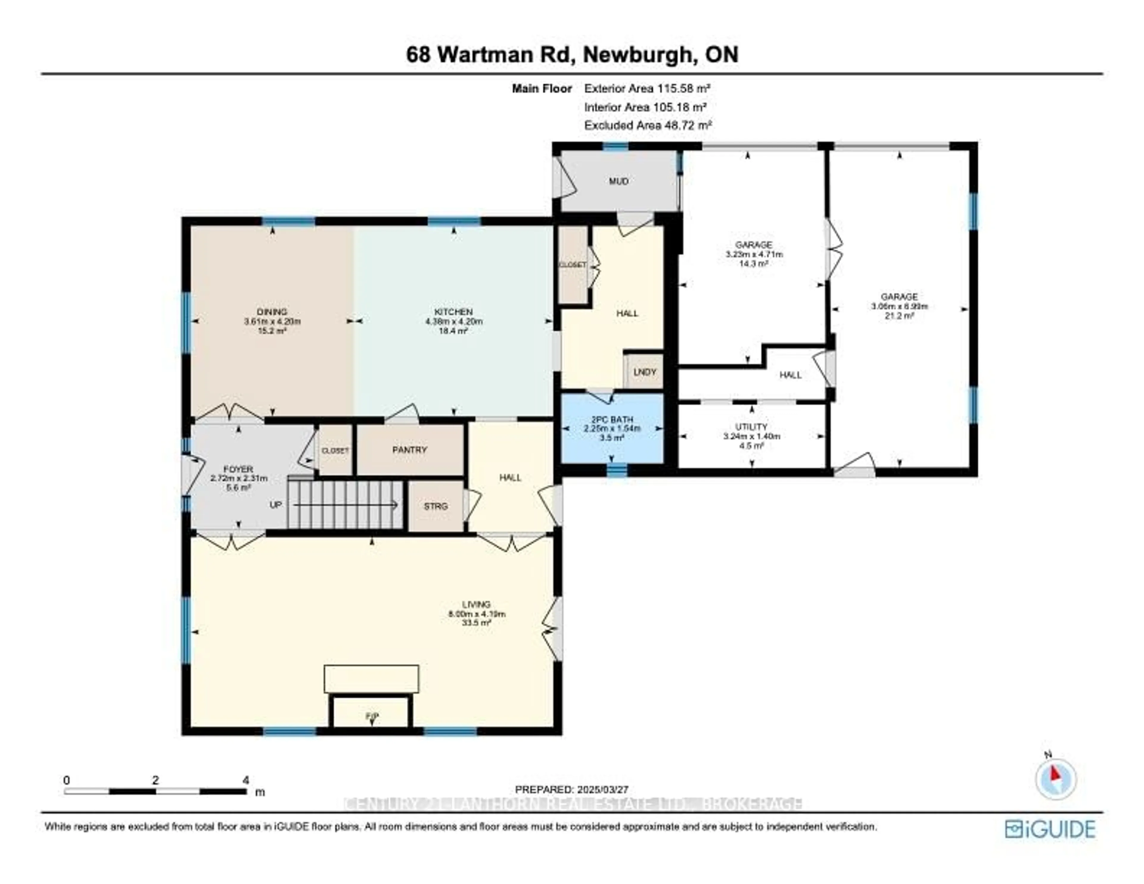 Floor plan for 68 Wartman Rd, Newburgh Ontario K0K 2S0