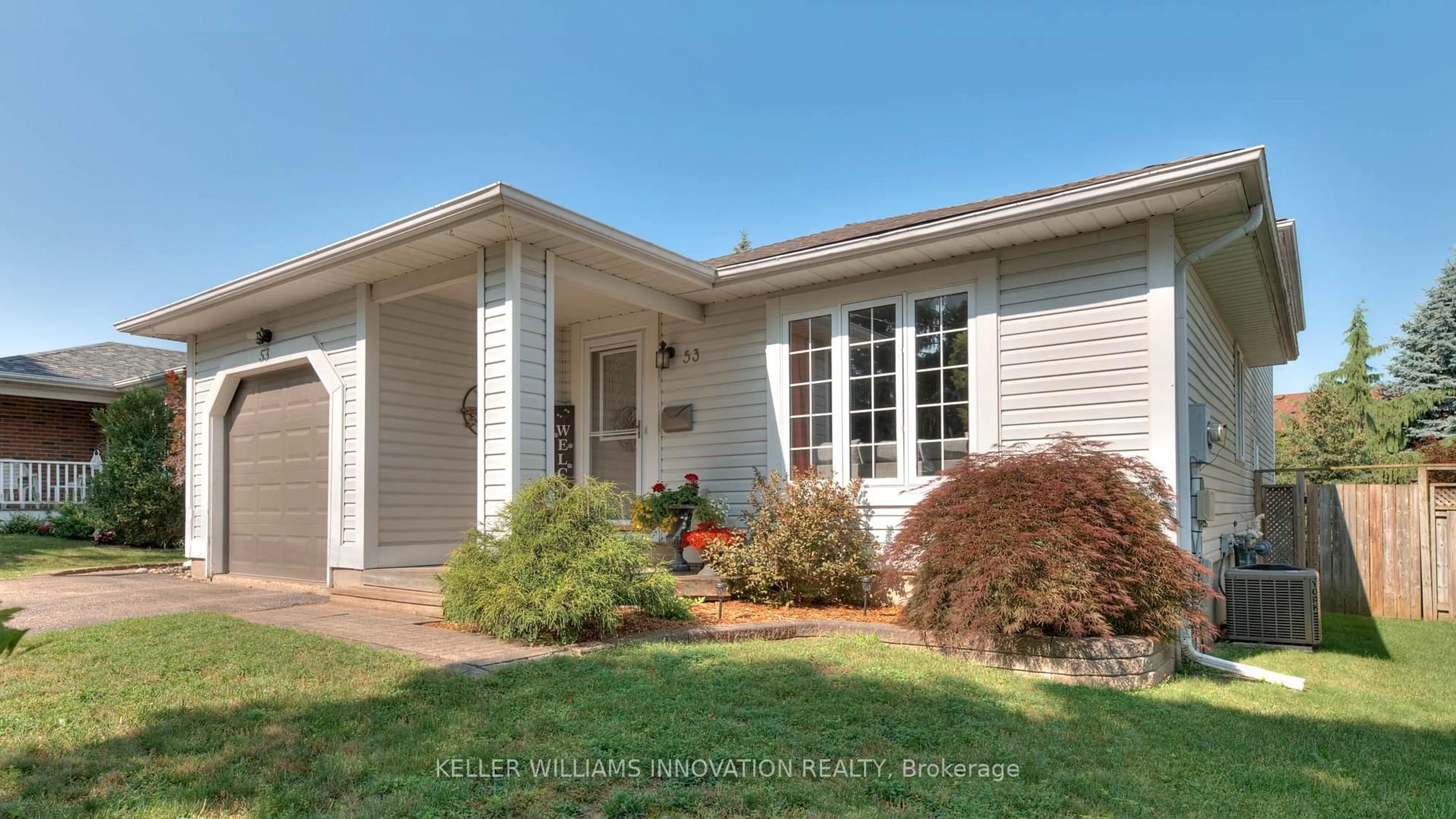 Home with vinyl exterior material, unknown for 53 Biehn Dr, Kitchener Ontario N2R 1L8