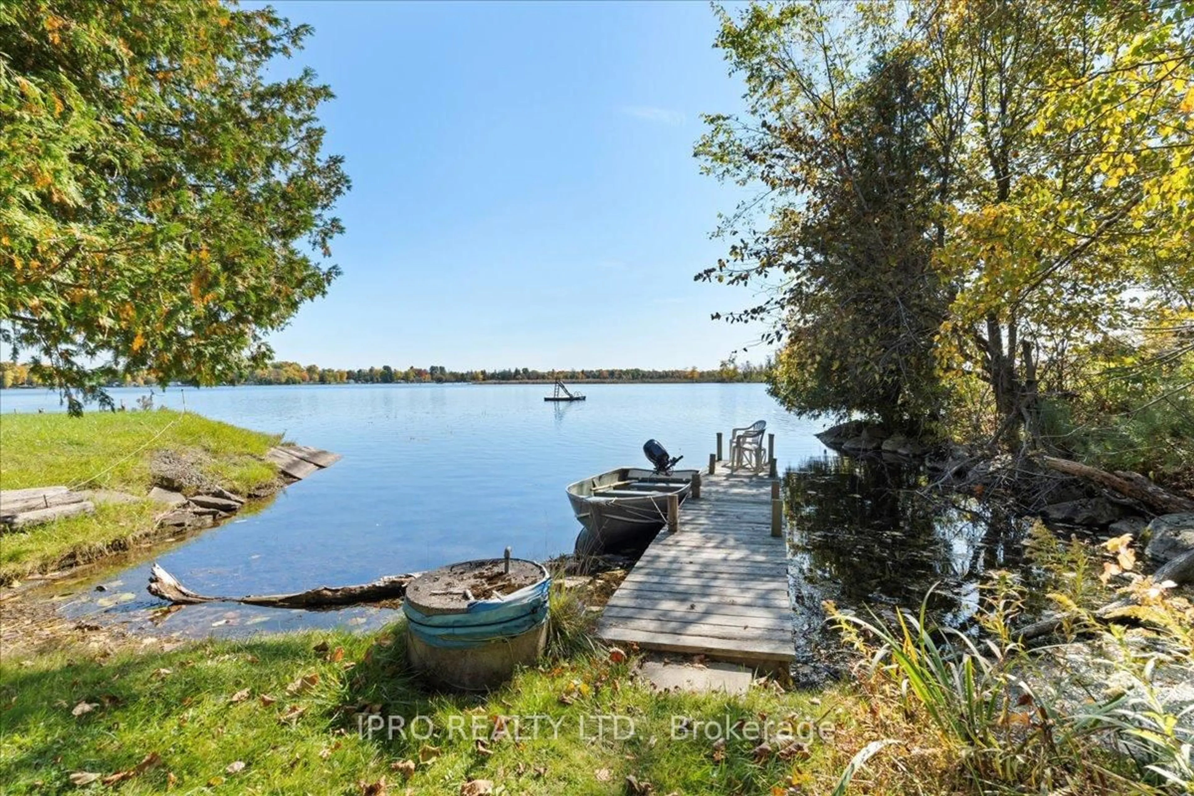 A pic from outside/outdoor area/front of a property/back of a property/a pic from drone, water/lake/river/ocean view for 430 Lake Rd, Trent Hills Ontario K0K 2M0