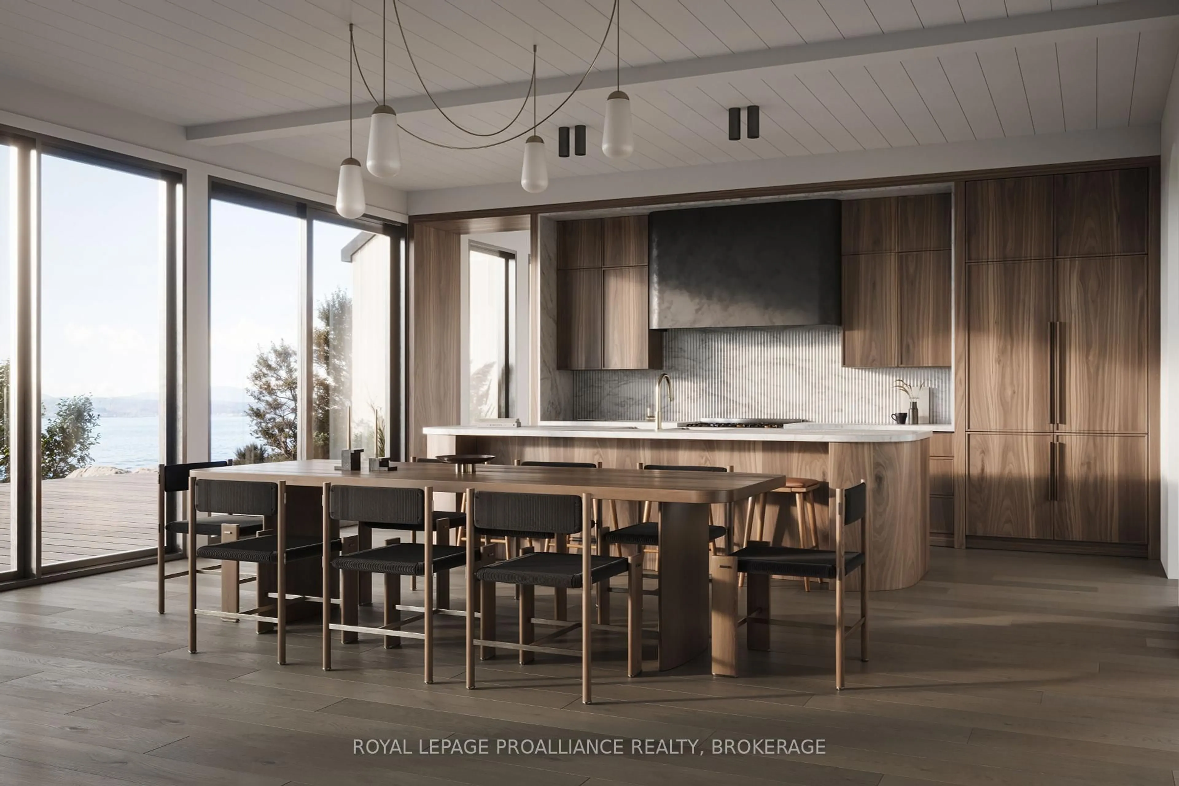 Open concept kitchen, unknown for 4652 North Shore Rd, Perth Road Ontario K0H 2L0