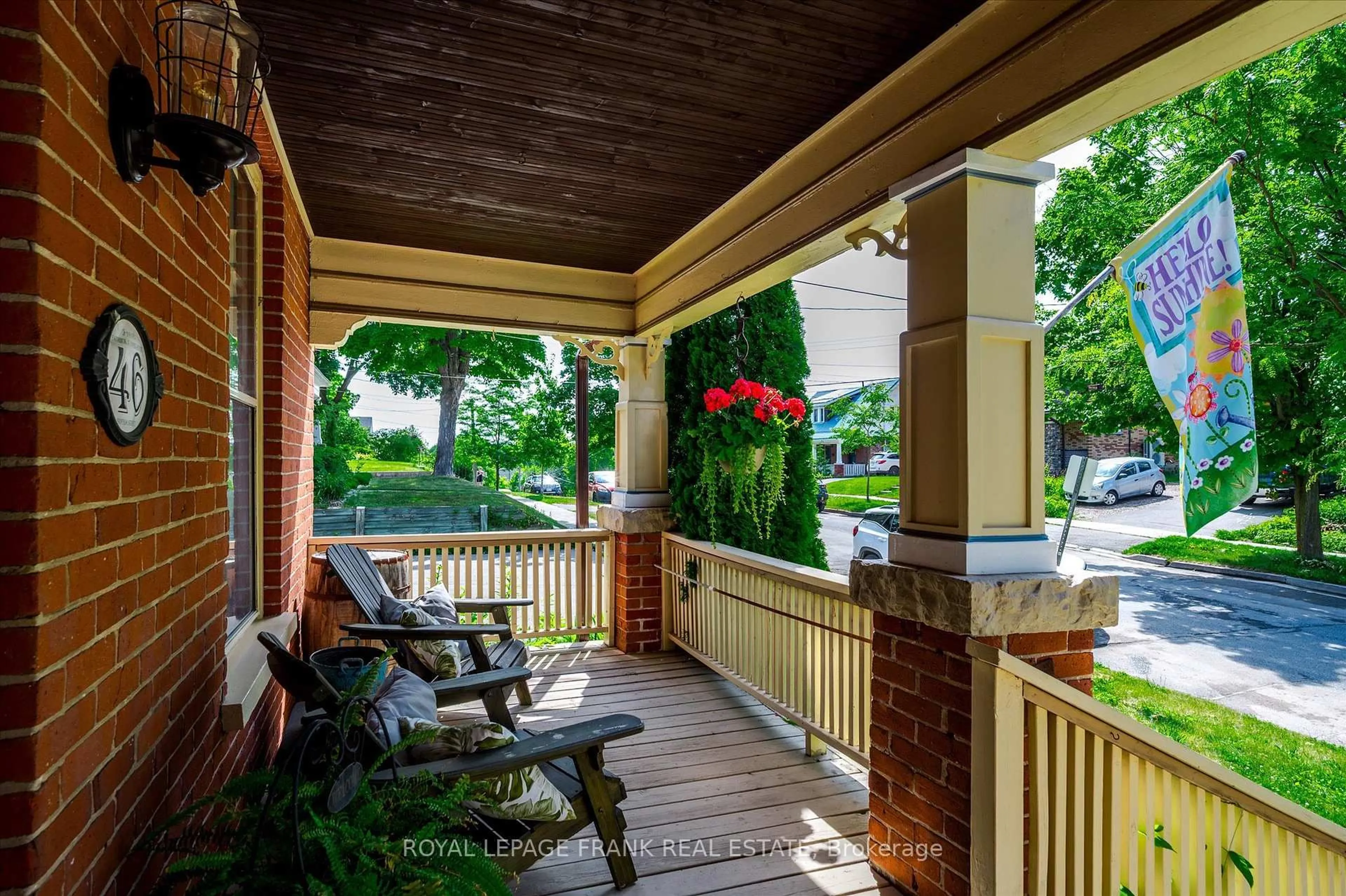 Patio, street for 46 Sophia St, Peterborough East Ontario K9H 1E1