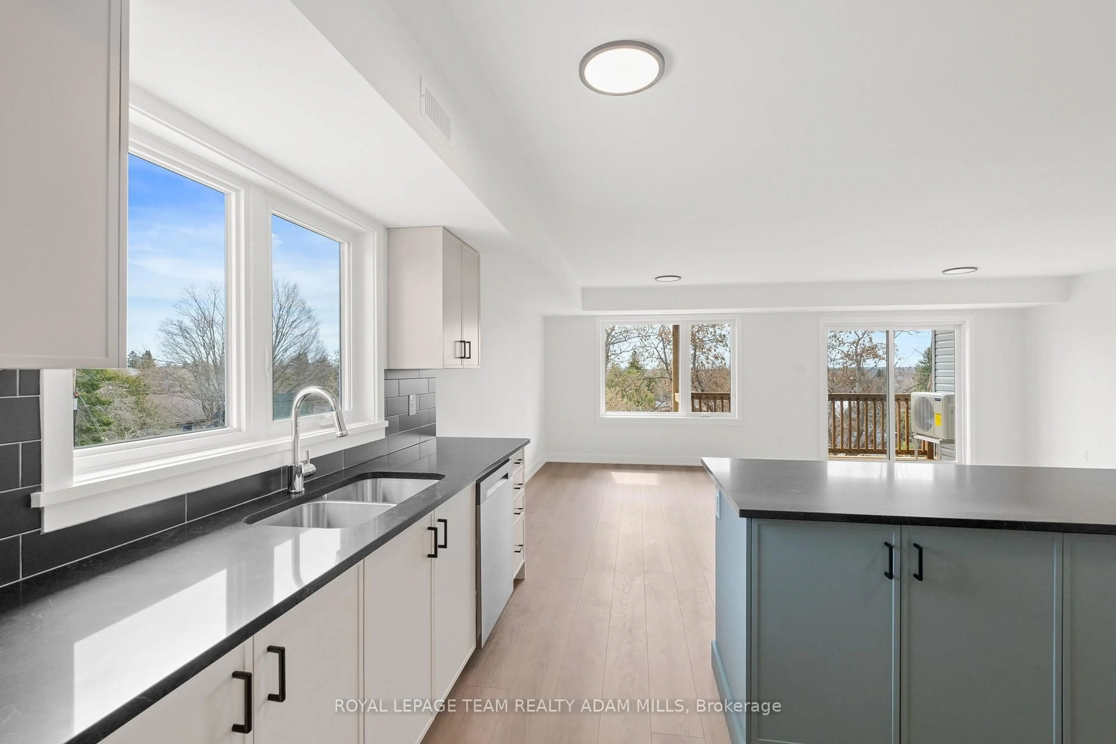 Open concept kitchen, ceramic/tile floor for 201-203 Teskey St, Almonte Ontario K0A 1A0