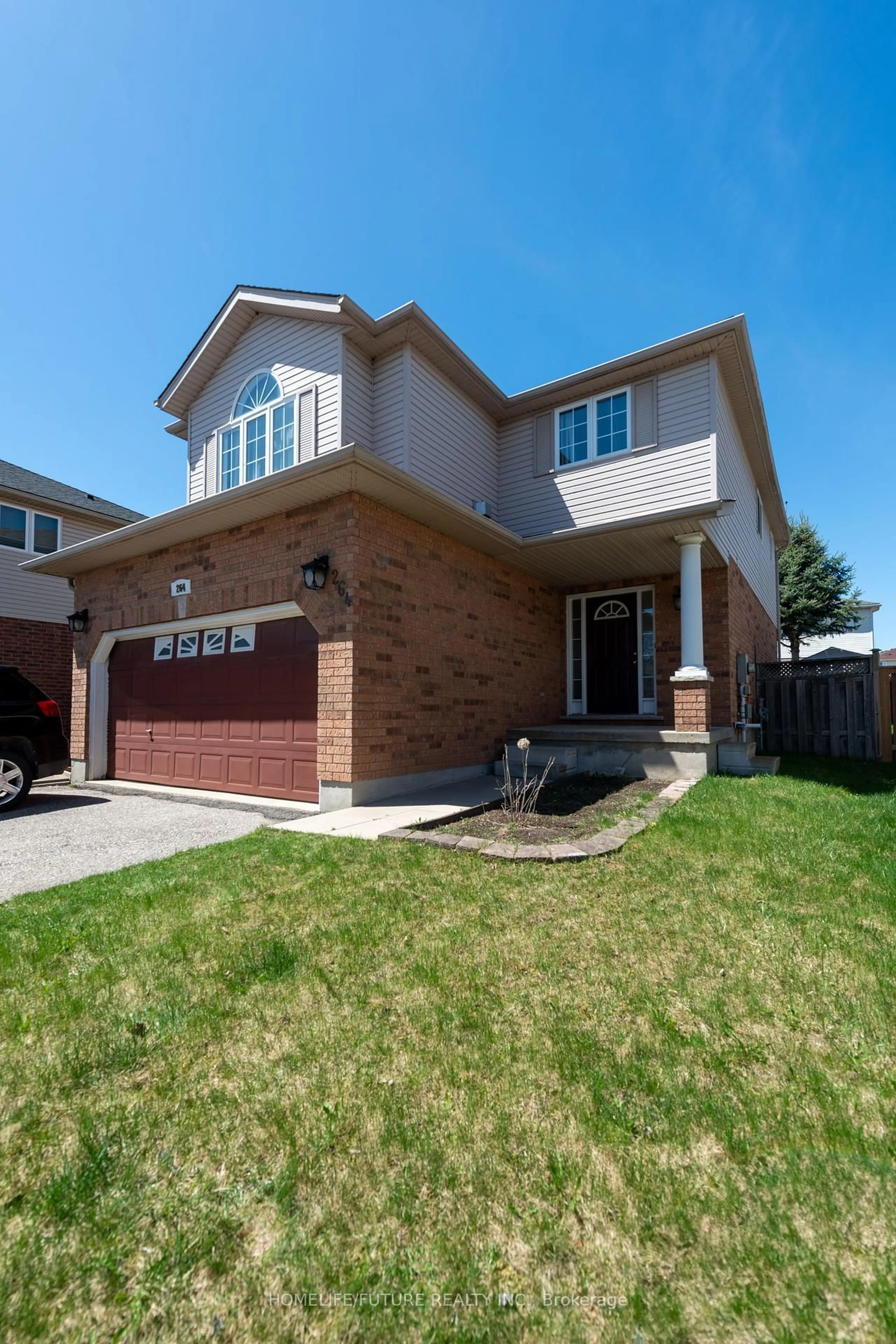 Home with brick exterior material, street for 264 Holbeach Crt, Waterloo Ontario N2J 4Y7