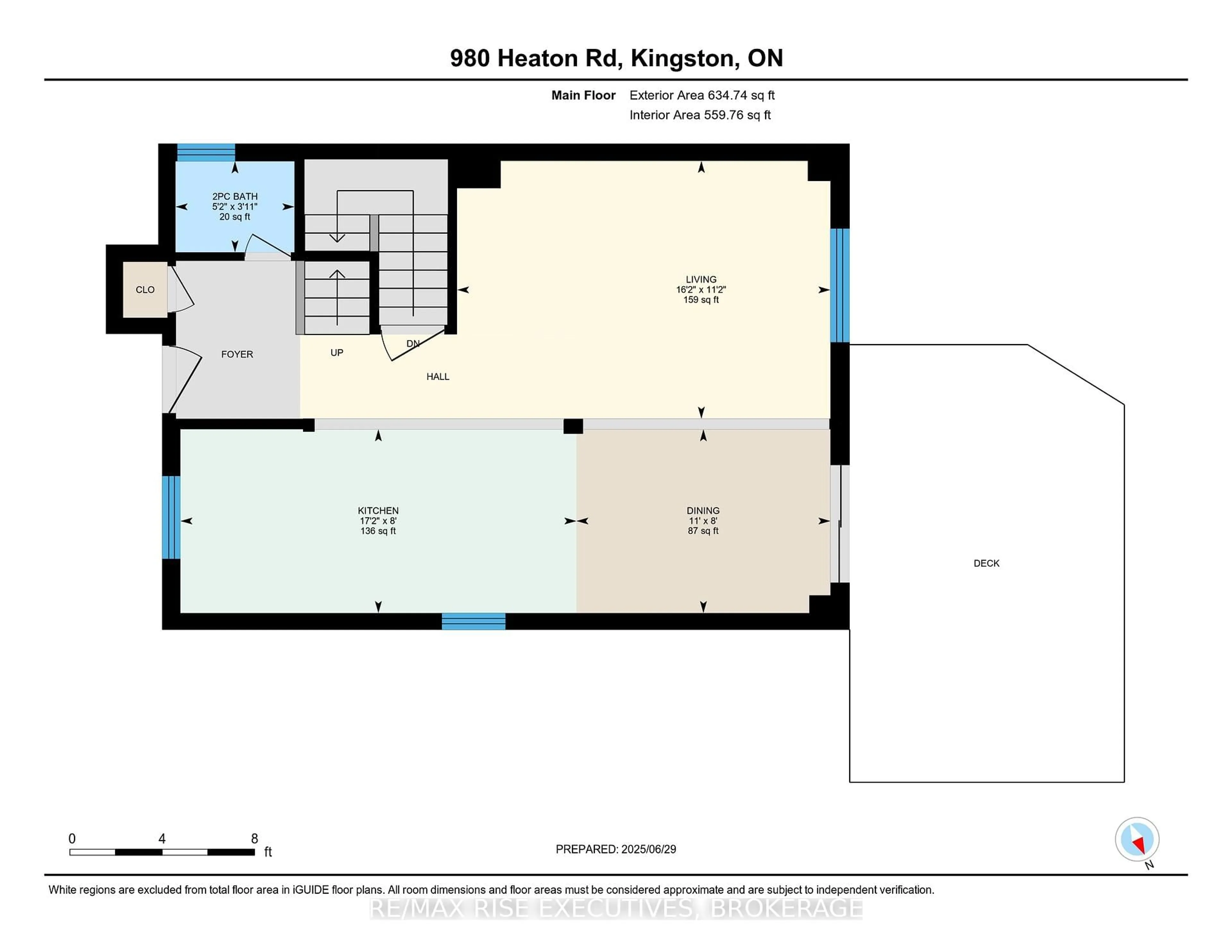 Floor plan for 980 Heaton Rd, Kingston Ontario K7P 1Y7