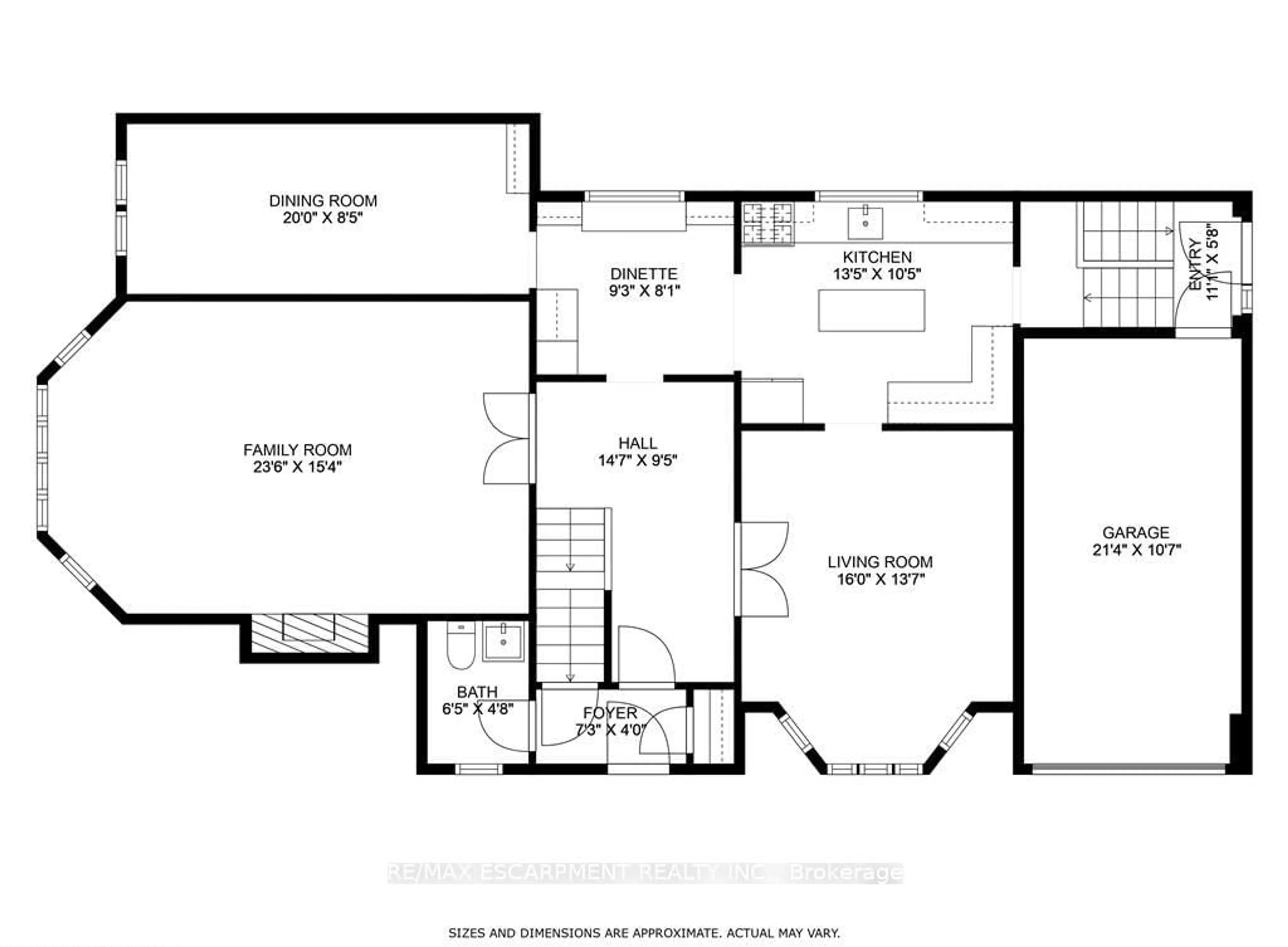 Floor plan for 2 Oak Knoll Dr, Hamilton Ontario L8S 4C3