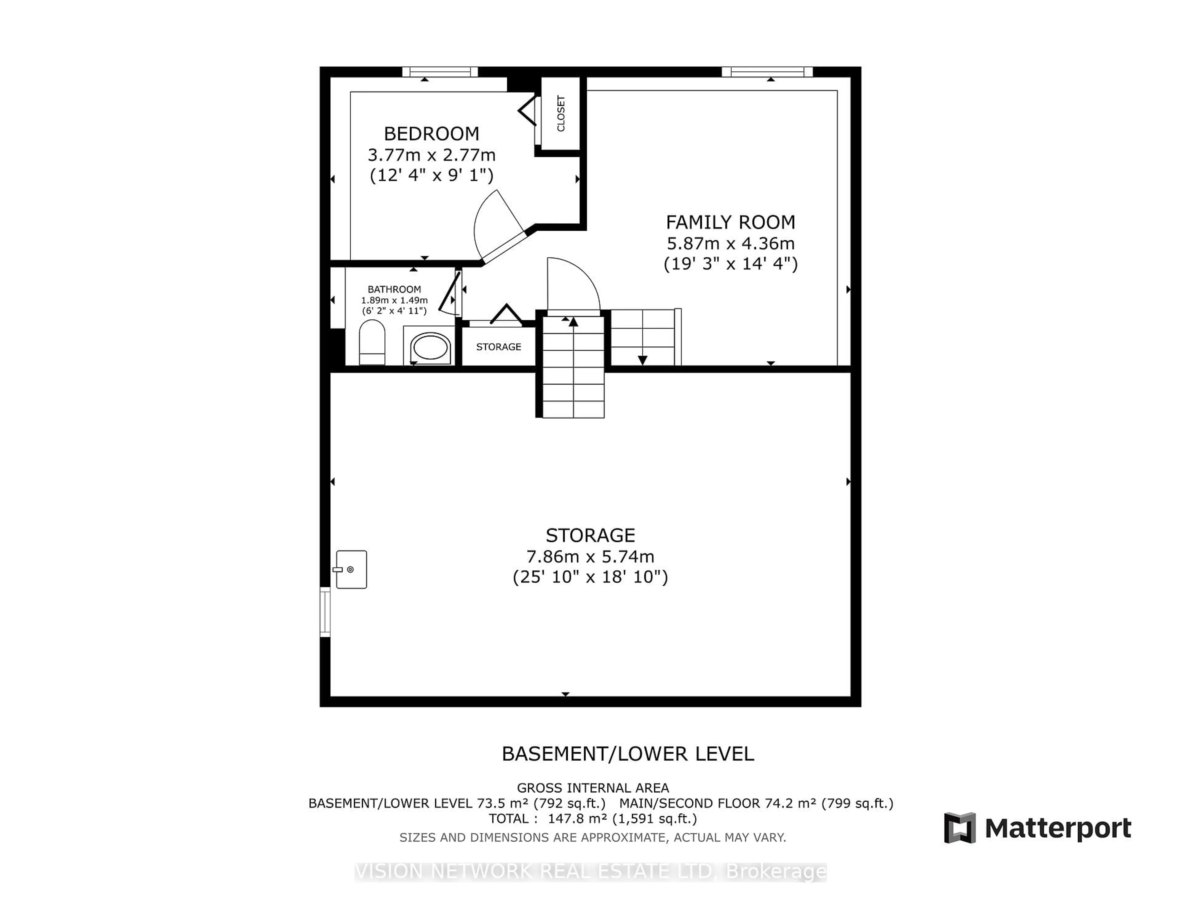 Floor plan for 59 Pennybrook Cres #27, London North Ontario N5X 4C3