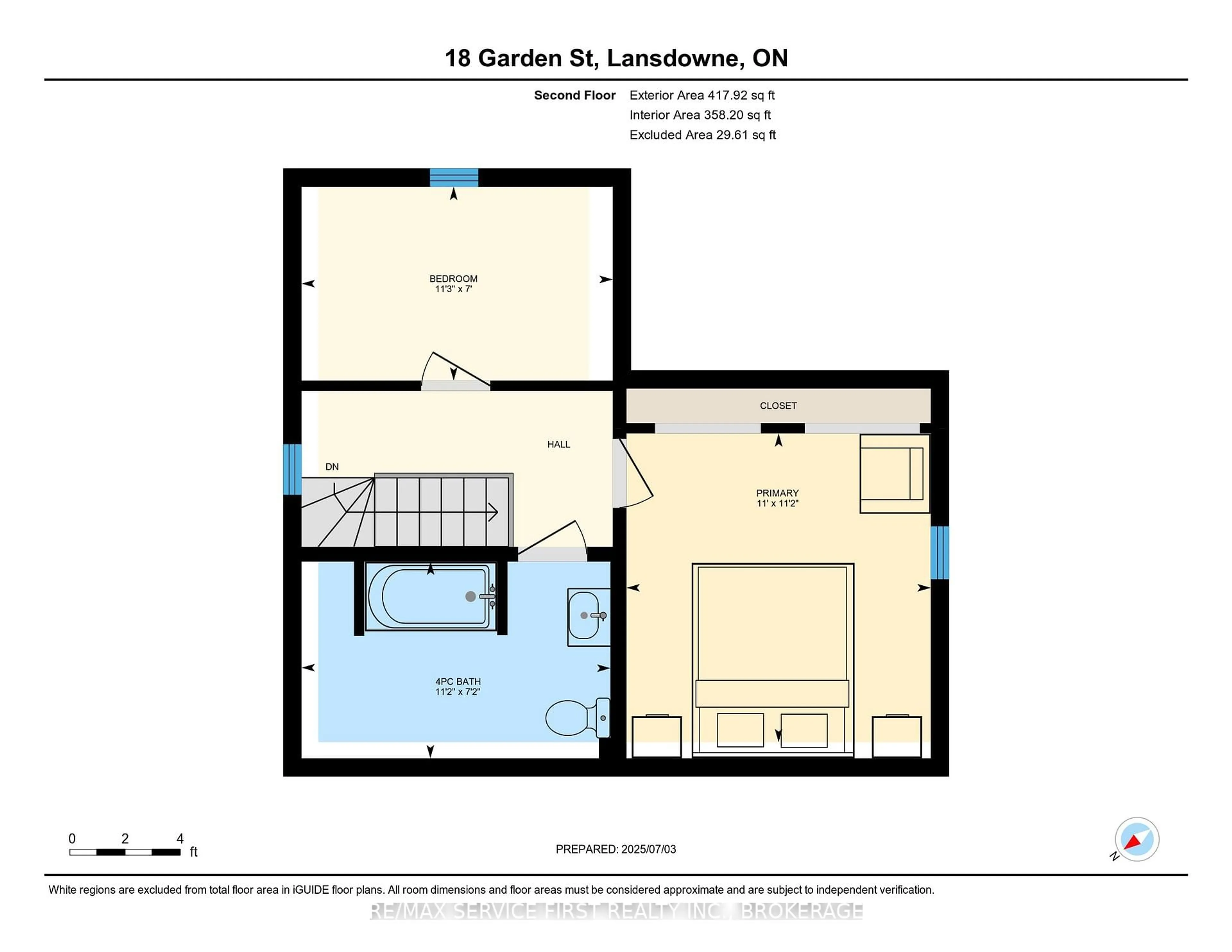 Floor plan for 18 Garden St, Lansdowne Village Ontario K0E 1L0