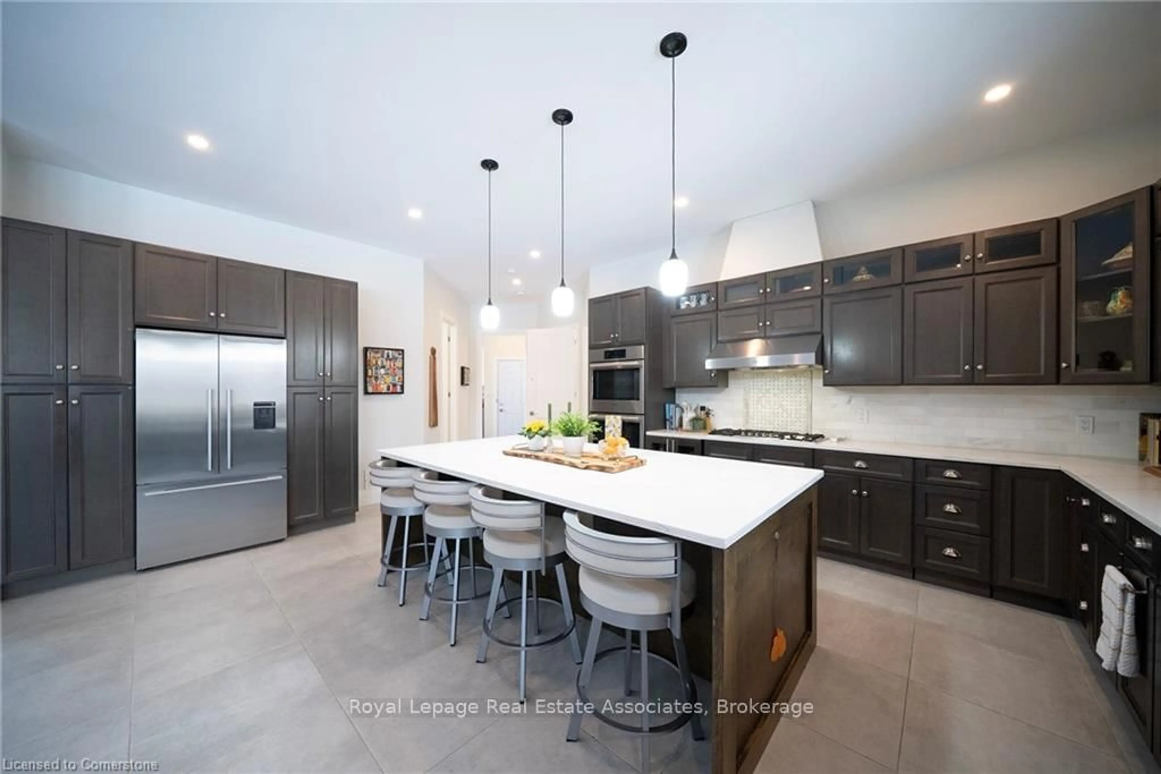Contemporary kitchen, ceramic/tile floor for 325 McLean School Rd #8, Brant Ontario N0E 1N0