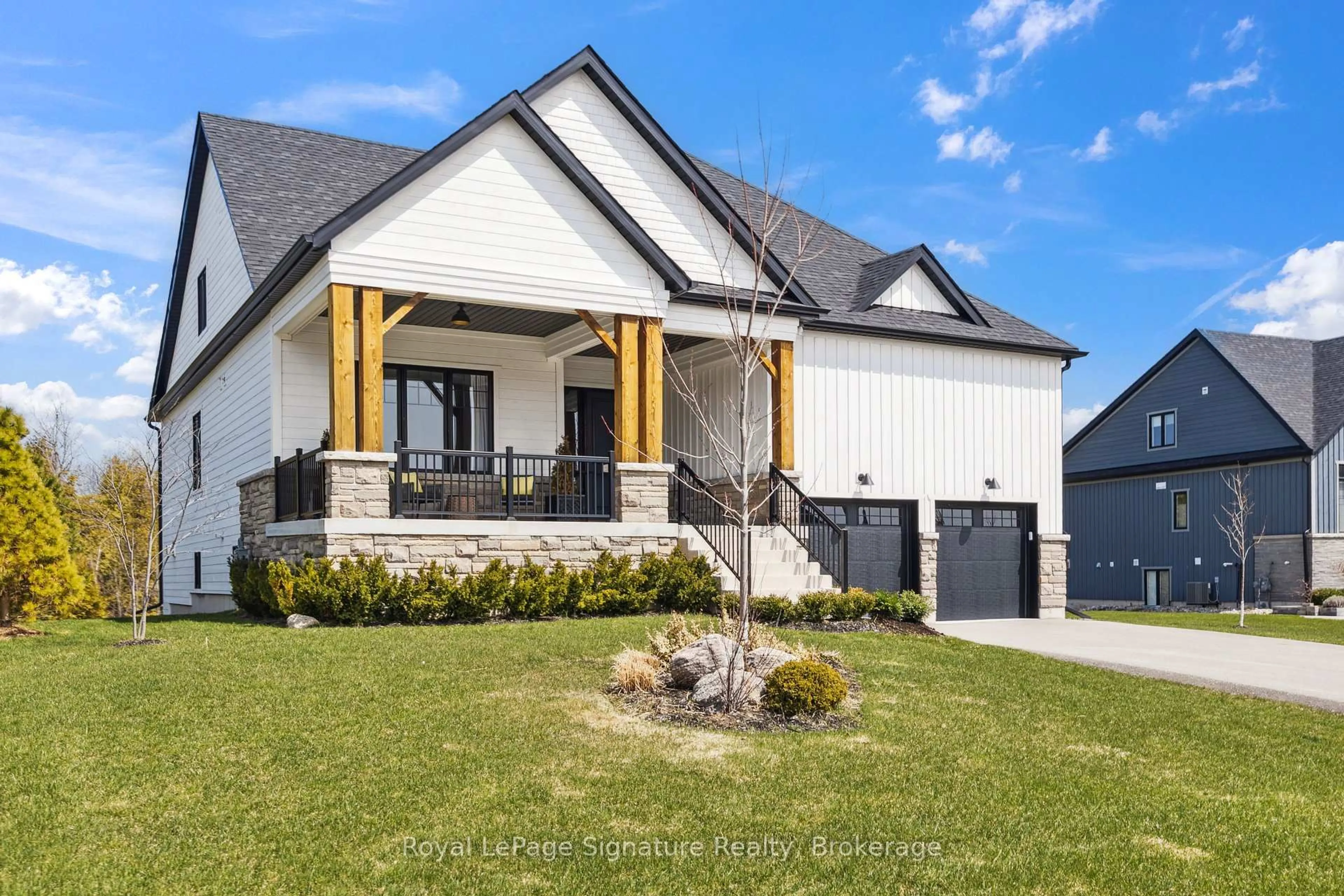 Home with brick exterior material, street for 116 Timber Lane, Blue Mountains Ontario N0H 2P0