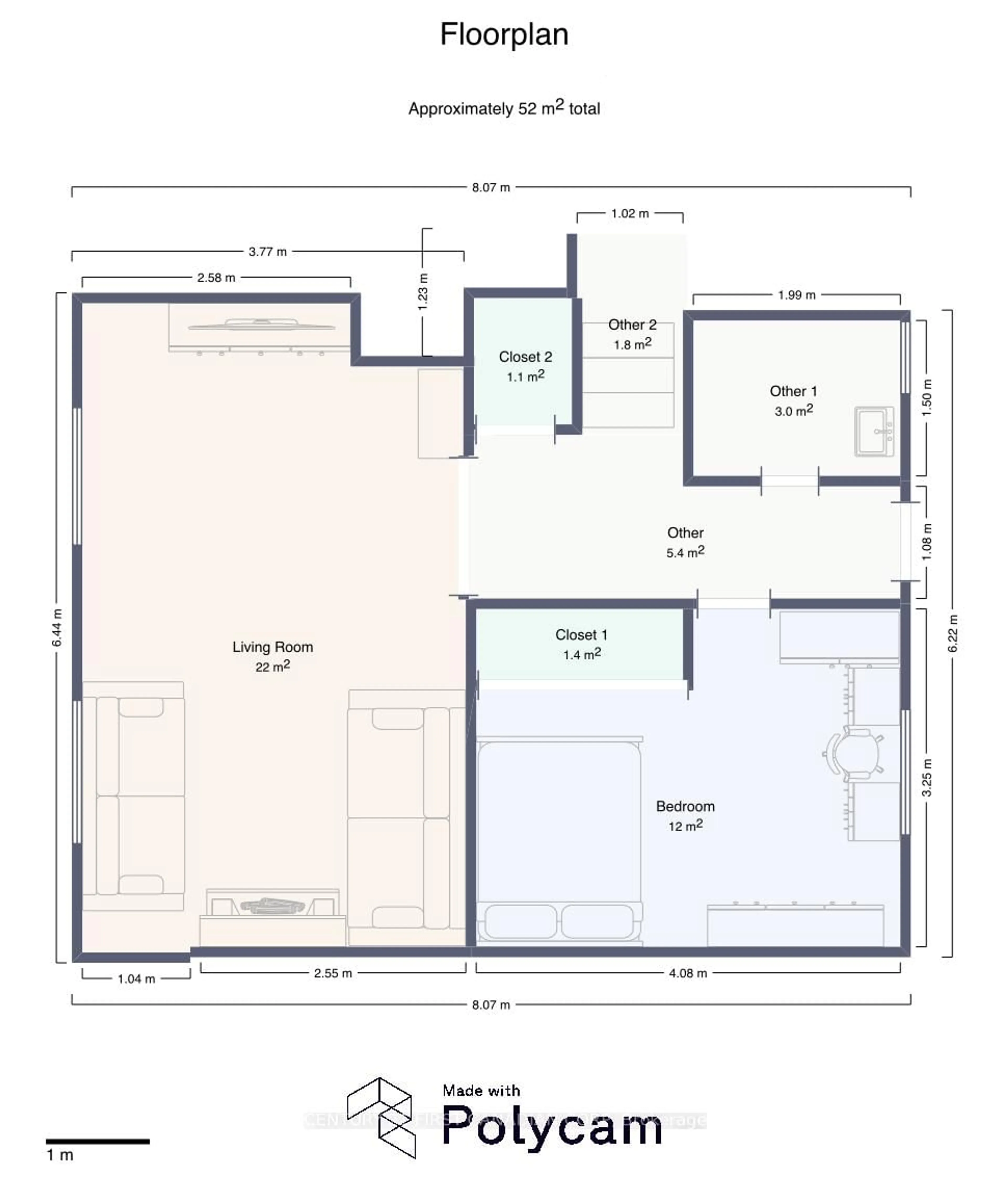 Floor plan for 55 St Lawrence Pl, London South Ontario N6J 2G4