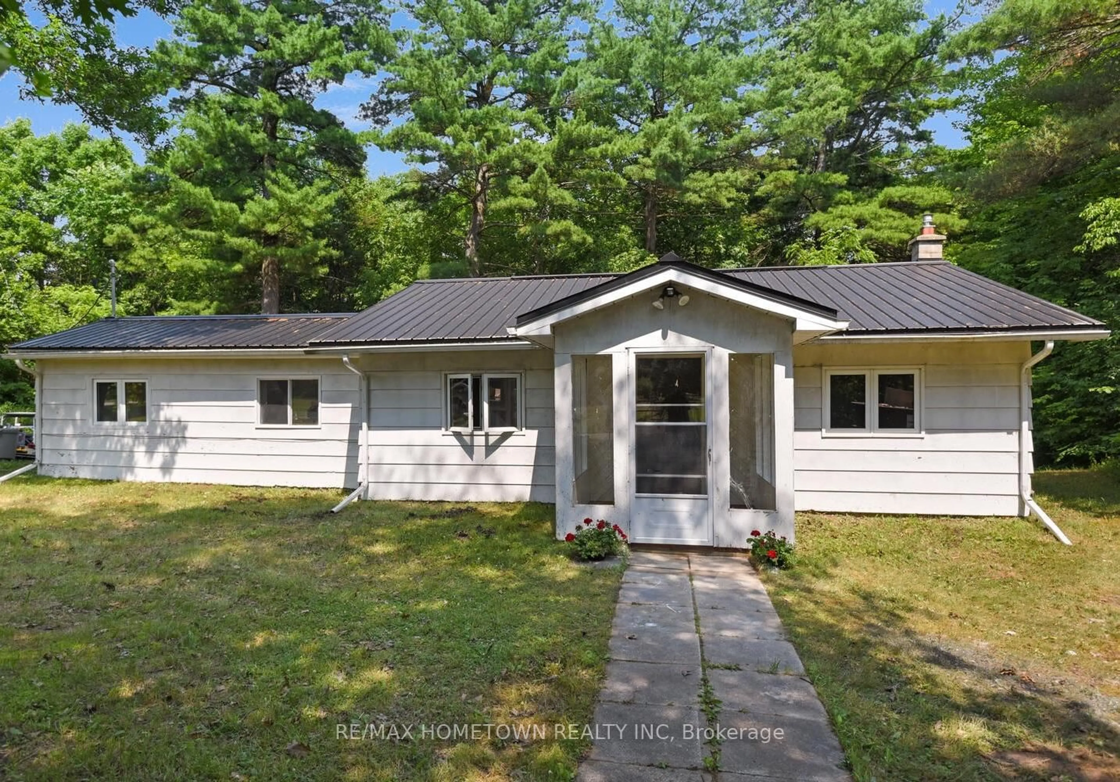 Home with vinyl exterior material, street for 573 County Park Rd, Athens Ontario K0E 1B0