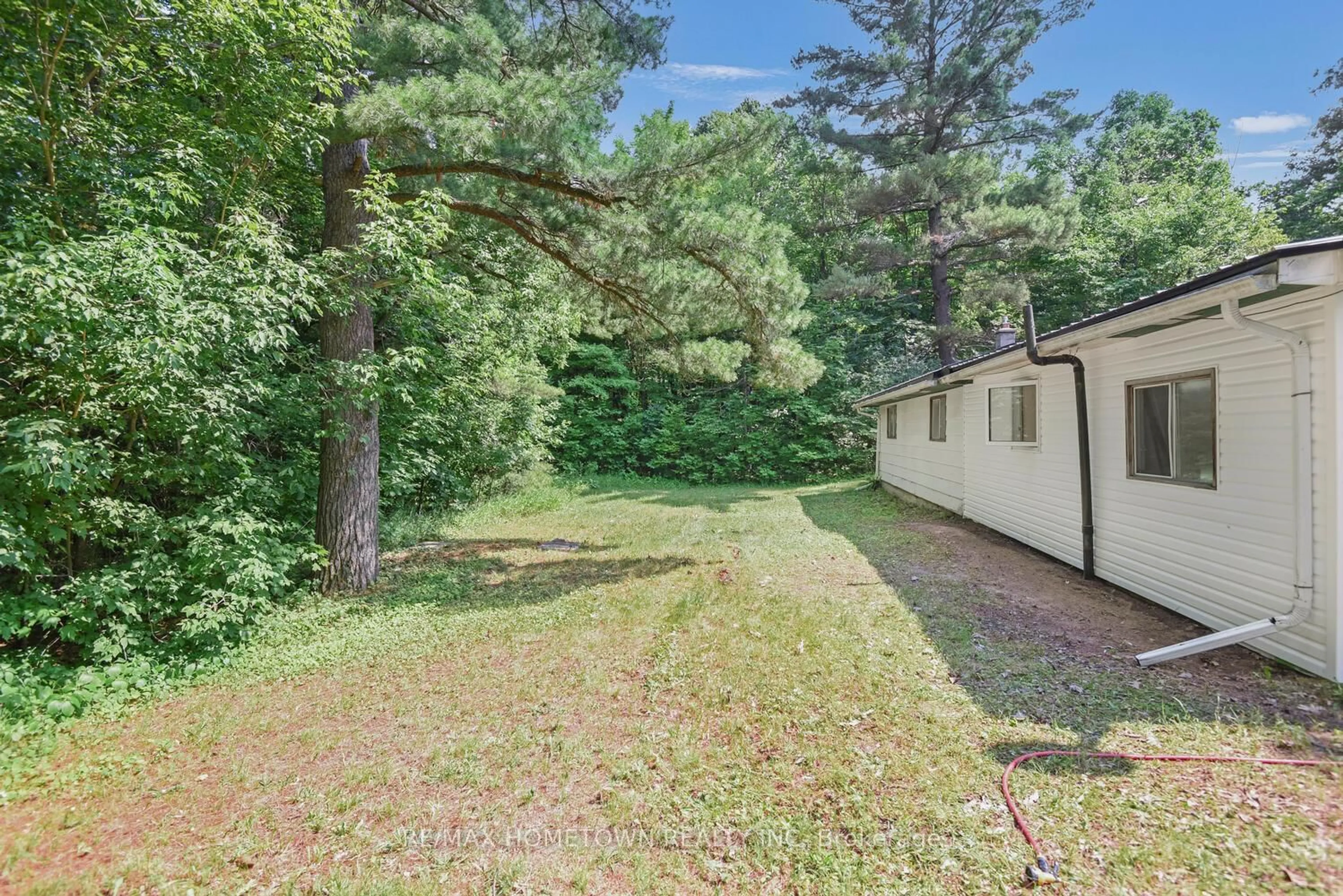 Patio, forest/trees view for 573 County Park Rd, Athens Ontario K0E 1B0