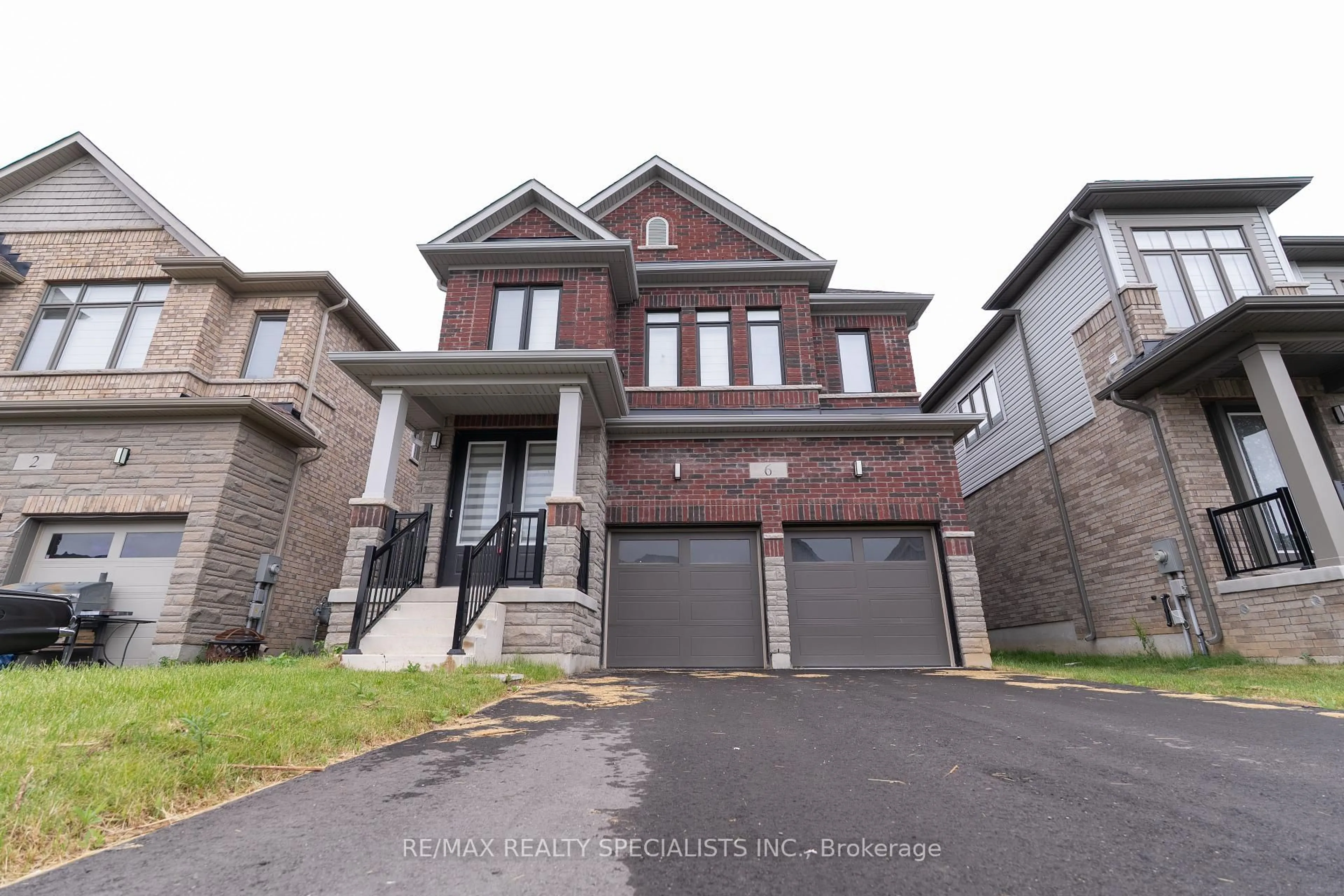 Home with brick exterior material, street for 6 Rustic Oak Tr, North Dumfries Ontario N0B 1E0