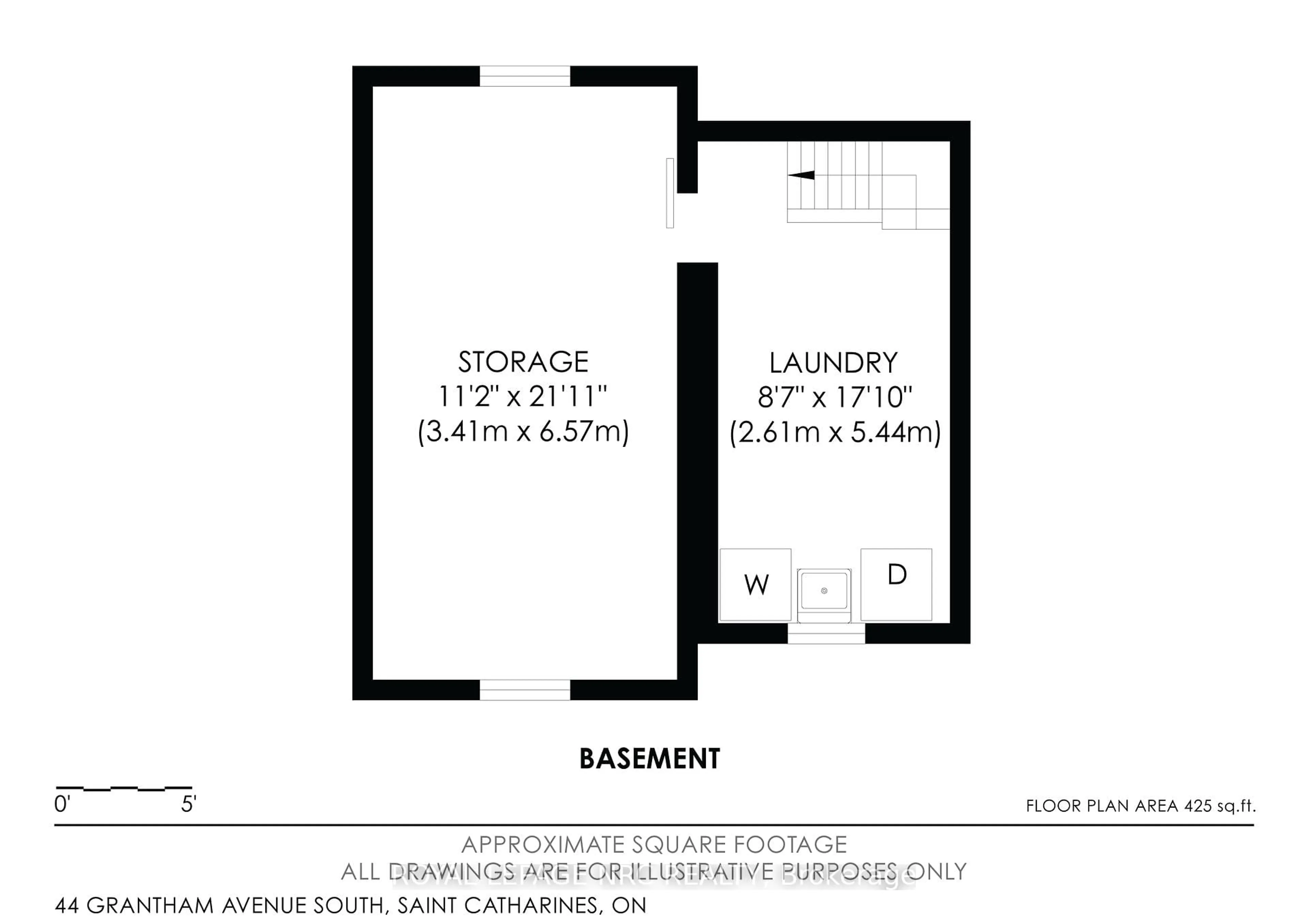 Floor plan for 44 Grantham Ave, St. Catharines Ontario L2P 3B4