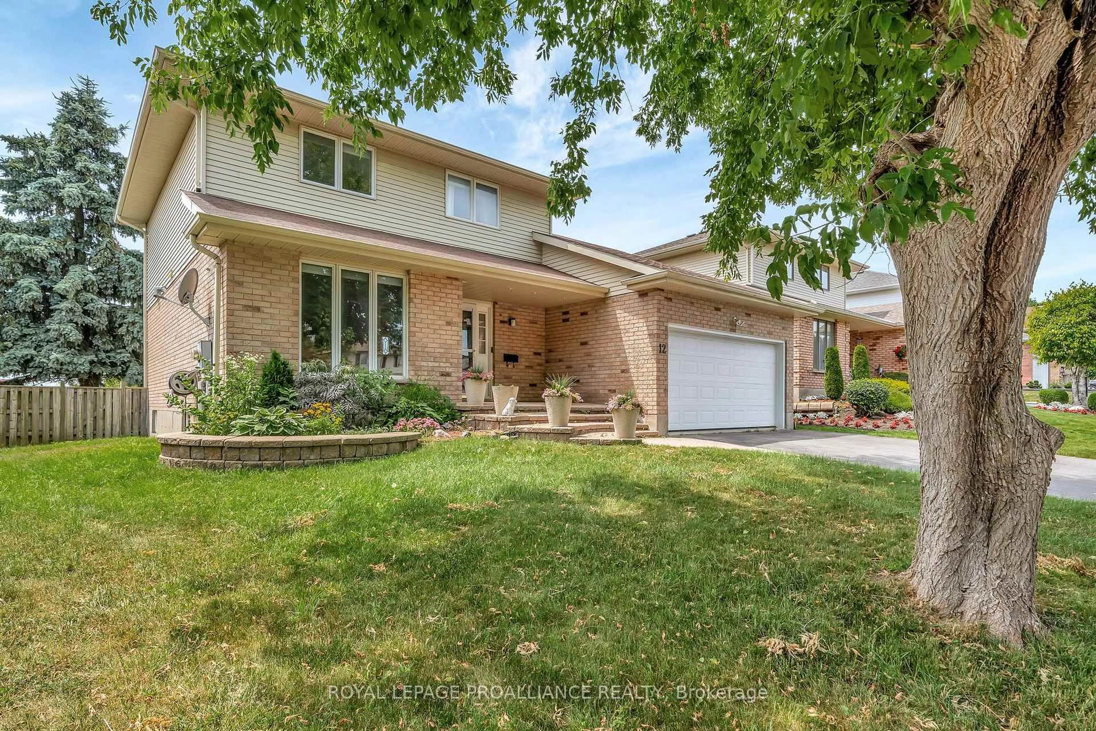 Home with brick exterior material, street for 12 Hastings Dr, Quinte West Ontario K8V 6L3