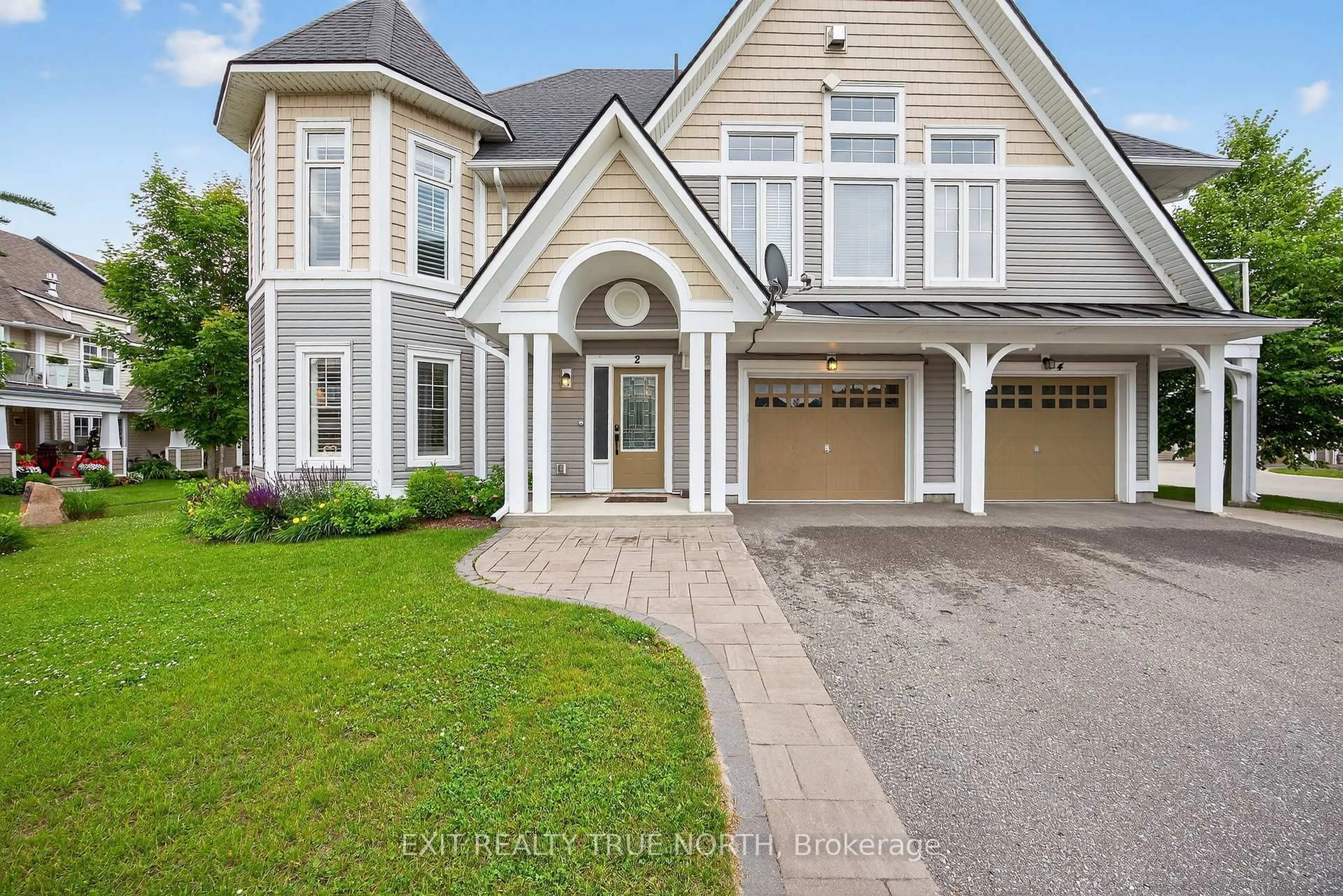 Home with vinyl exterior material, street for 2 Carnoustie Lane #15, Georgian Bay Ontario L0K 1S0
