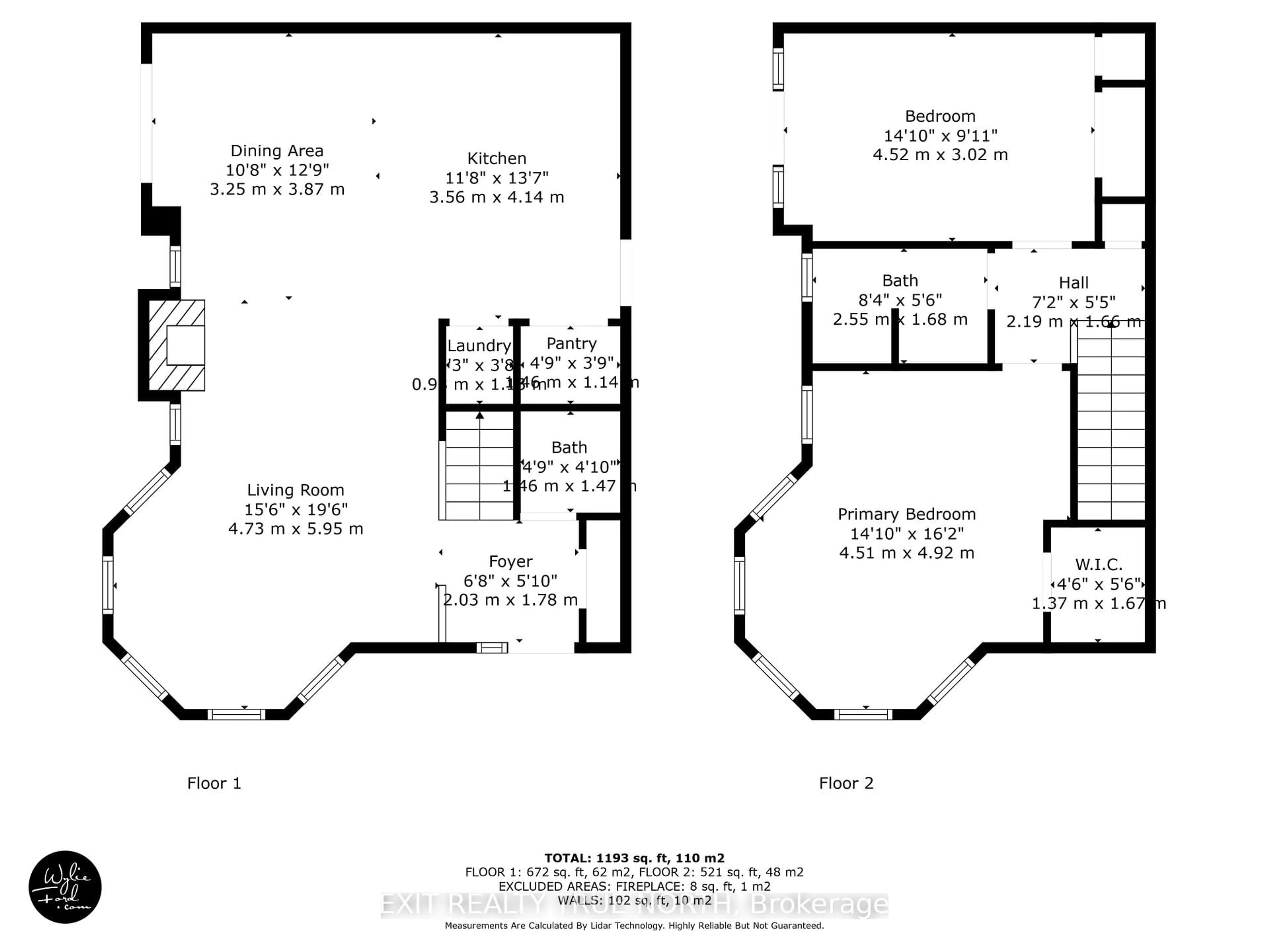 Floor plan for 2 Carnoustie Lane #15, Georgian Bay Ontario L0K 1S0