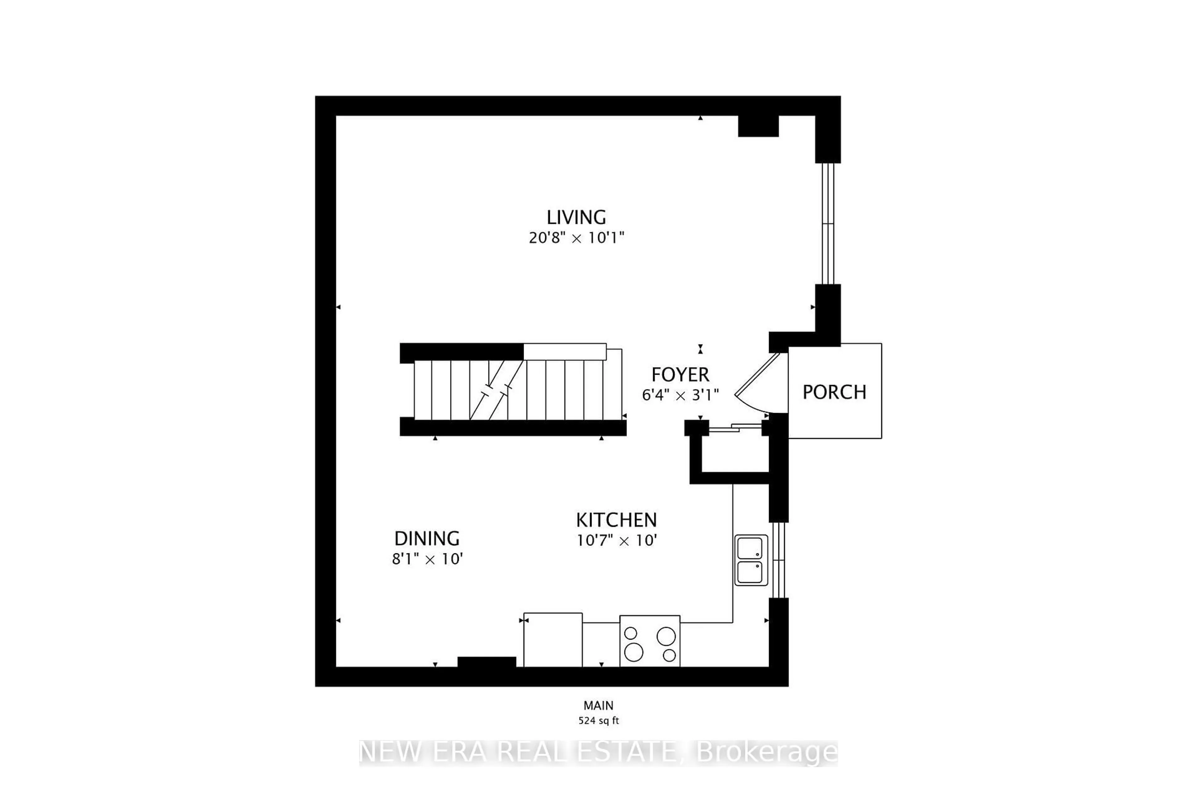 Floor plan for 375 Pioneer Dr #1, Kitchener Ontario N2P 1L8