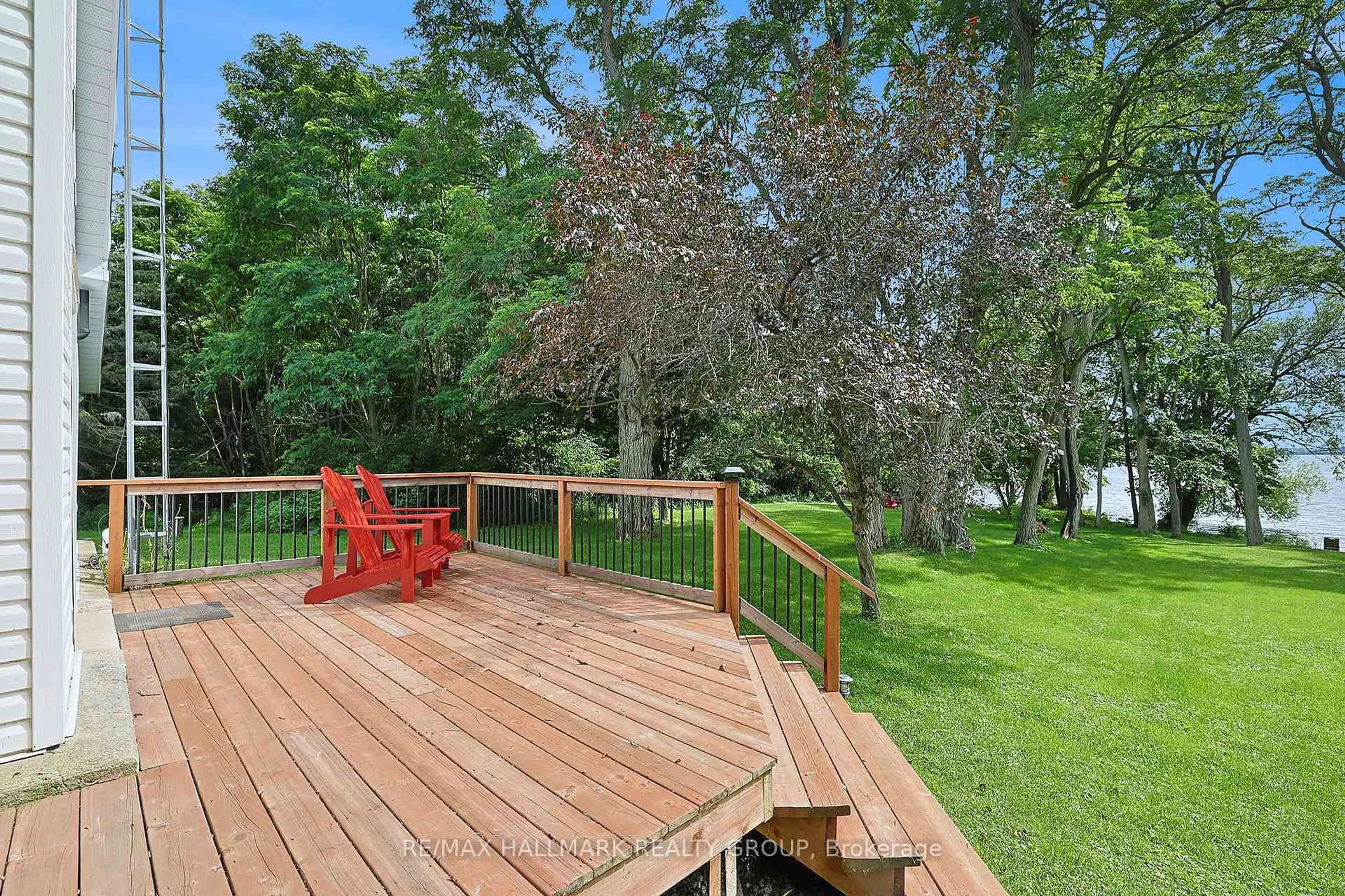 Patio, water/lake/river/ocean view for 80 R13 Rd, Rideau Lakes Ontario K0G 1L0