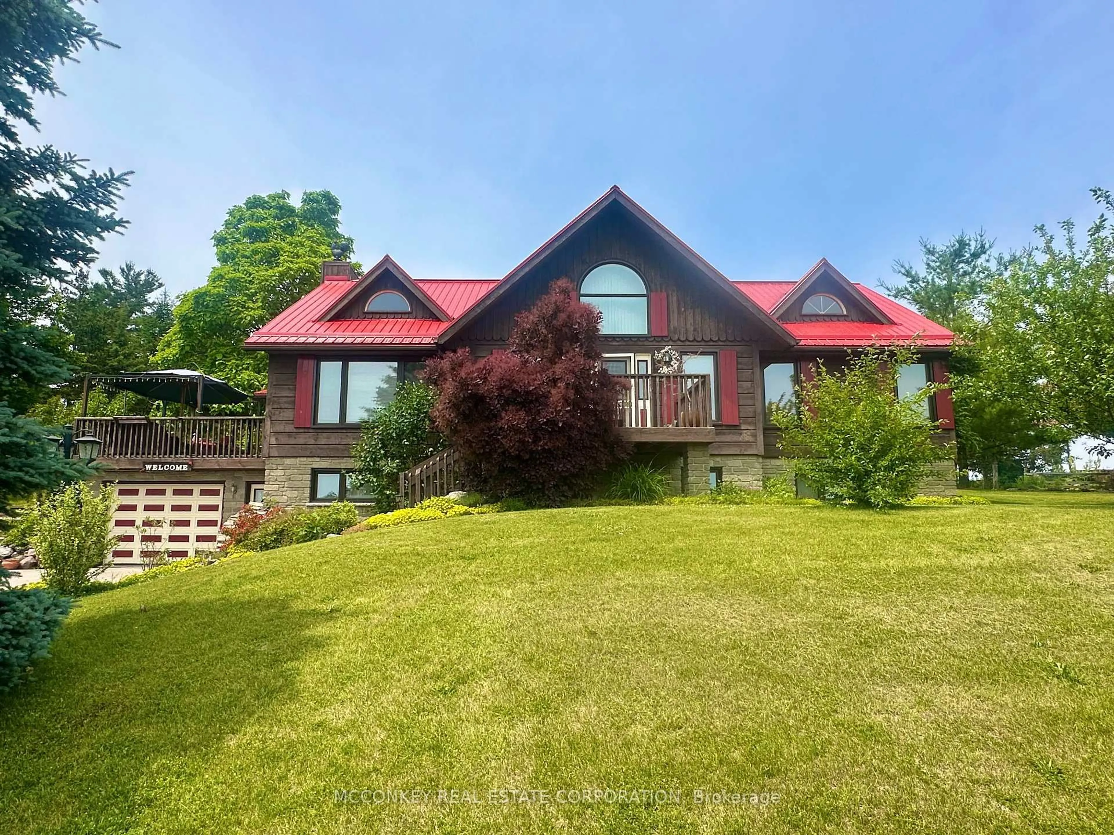 A pic from outside/outdoor area/front of a property/back of a property/a pic from drone, unknown for 538 BANNON Rd, Trent Hills Ontario K0L 1L0