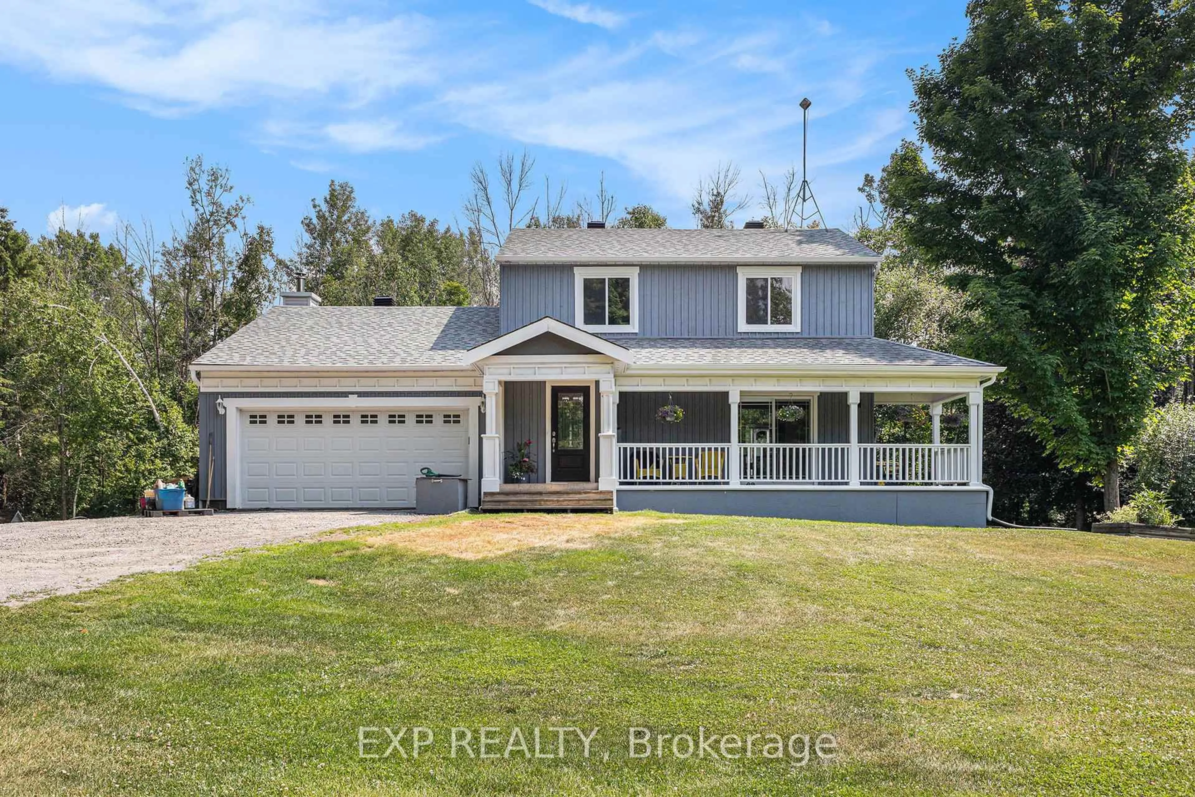 Home with vinyl exterior material, water/lake/river/ocean view for 502 Bennett Rd, North Grenville Ontario K0G 1J0