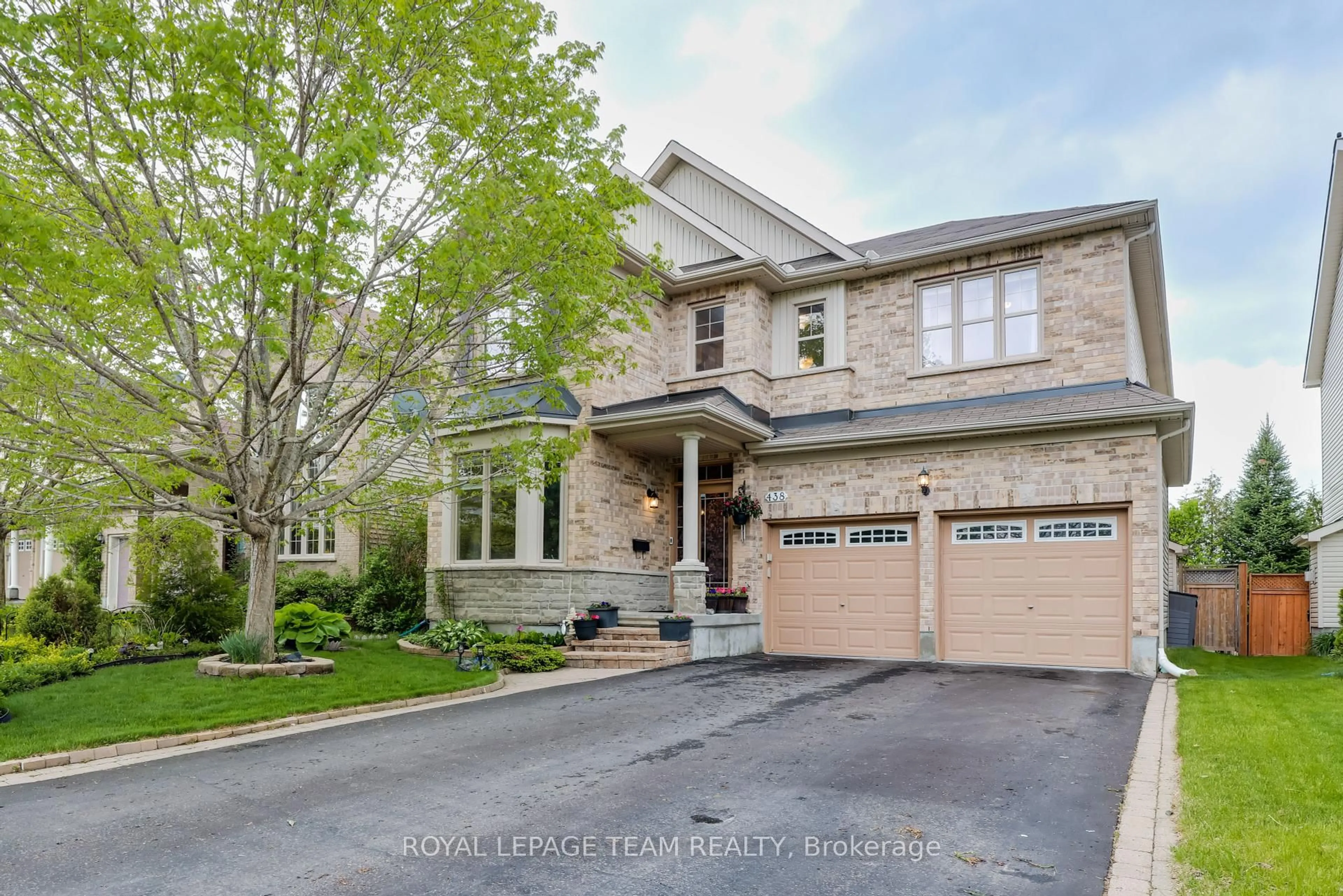 Home with brick exterior material, street for 438 Brunskill Way, Kanata Ontario K2T 0B1