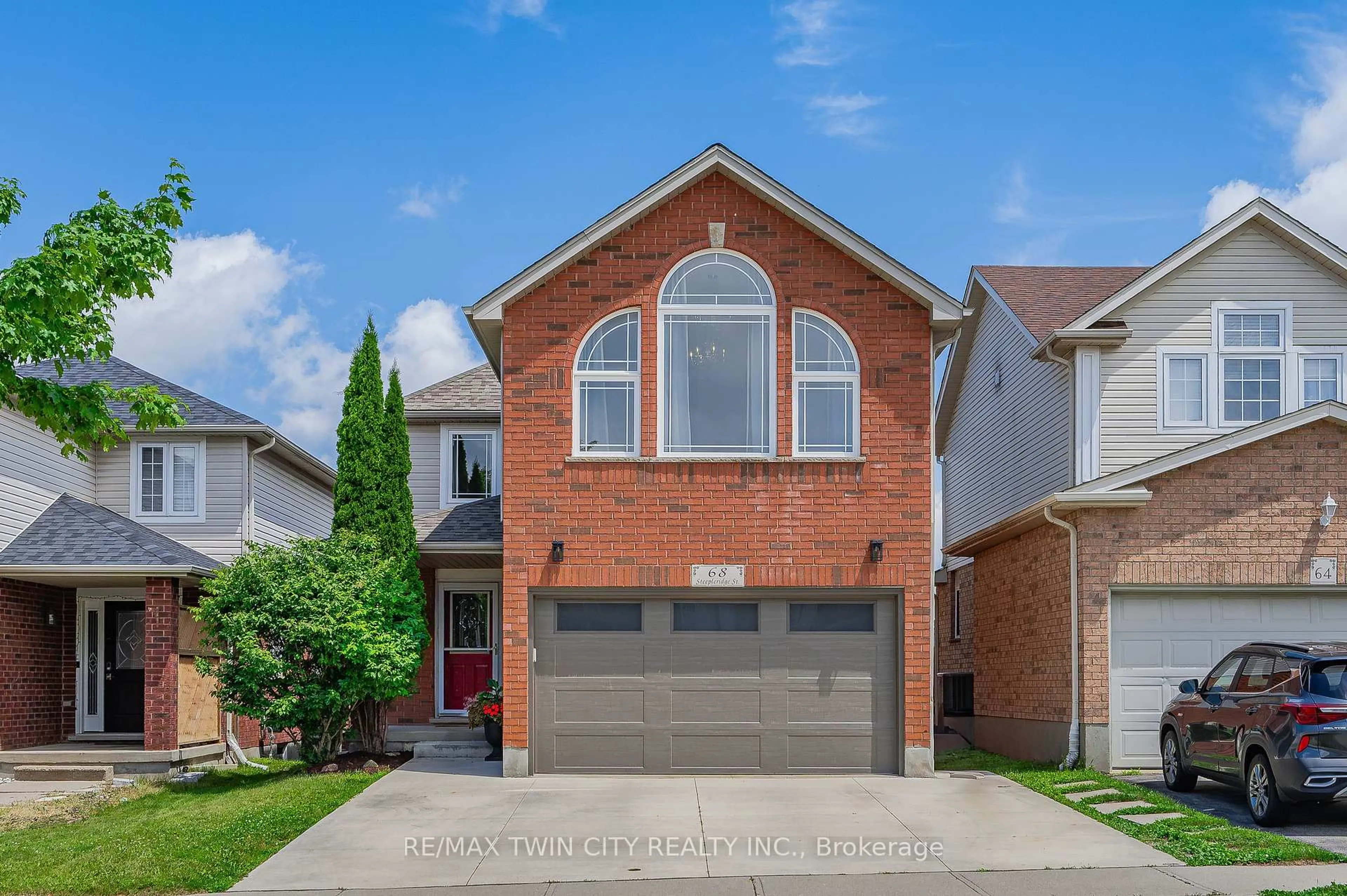 Home with brick exterior material, street for 68 Steepleridge St, Kitchener Ontario N2P 2W3