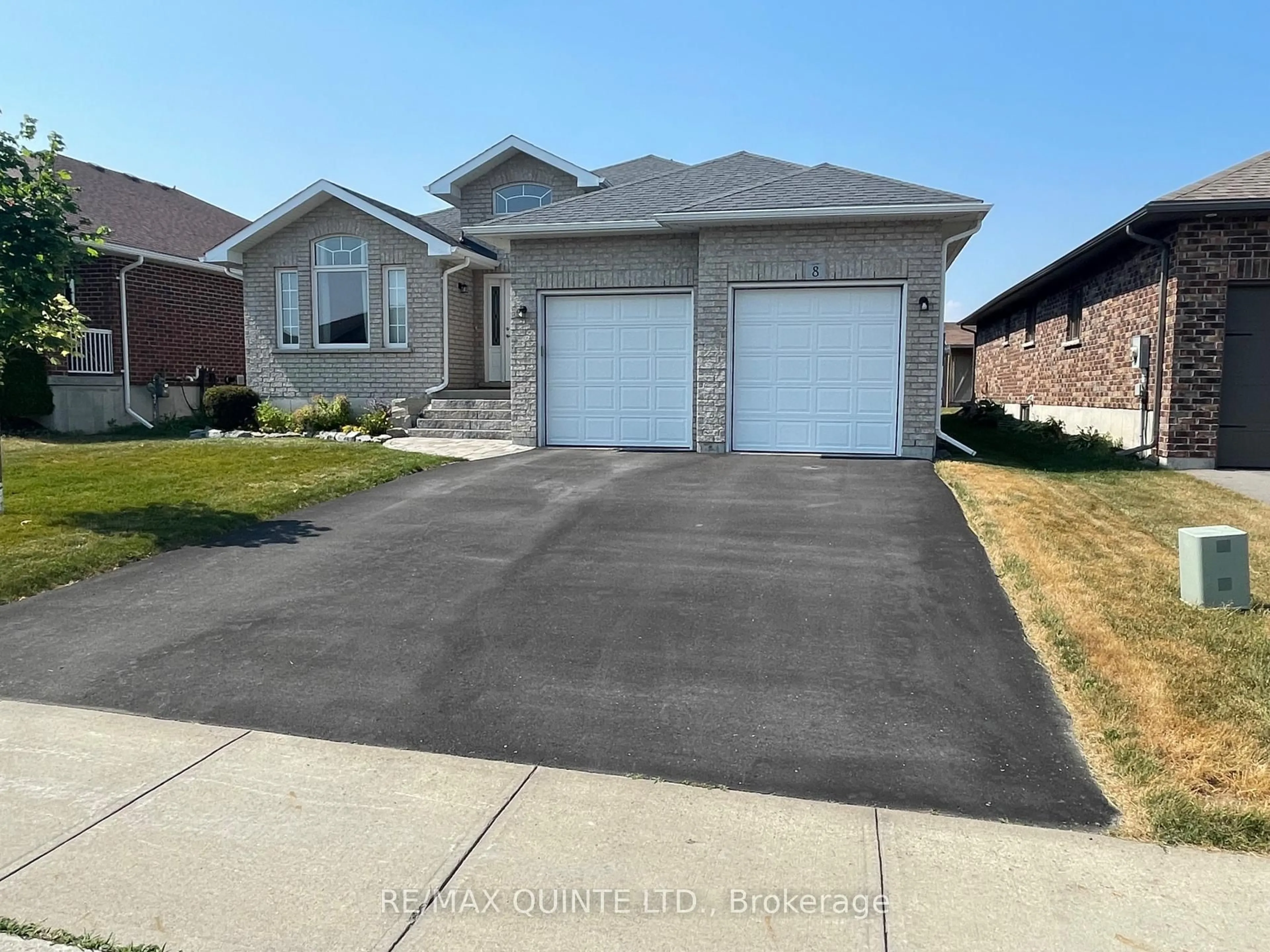 Home with vinyl exterior material, street for 8 Crews St, Quinte West Ontario K8V 0G3