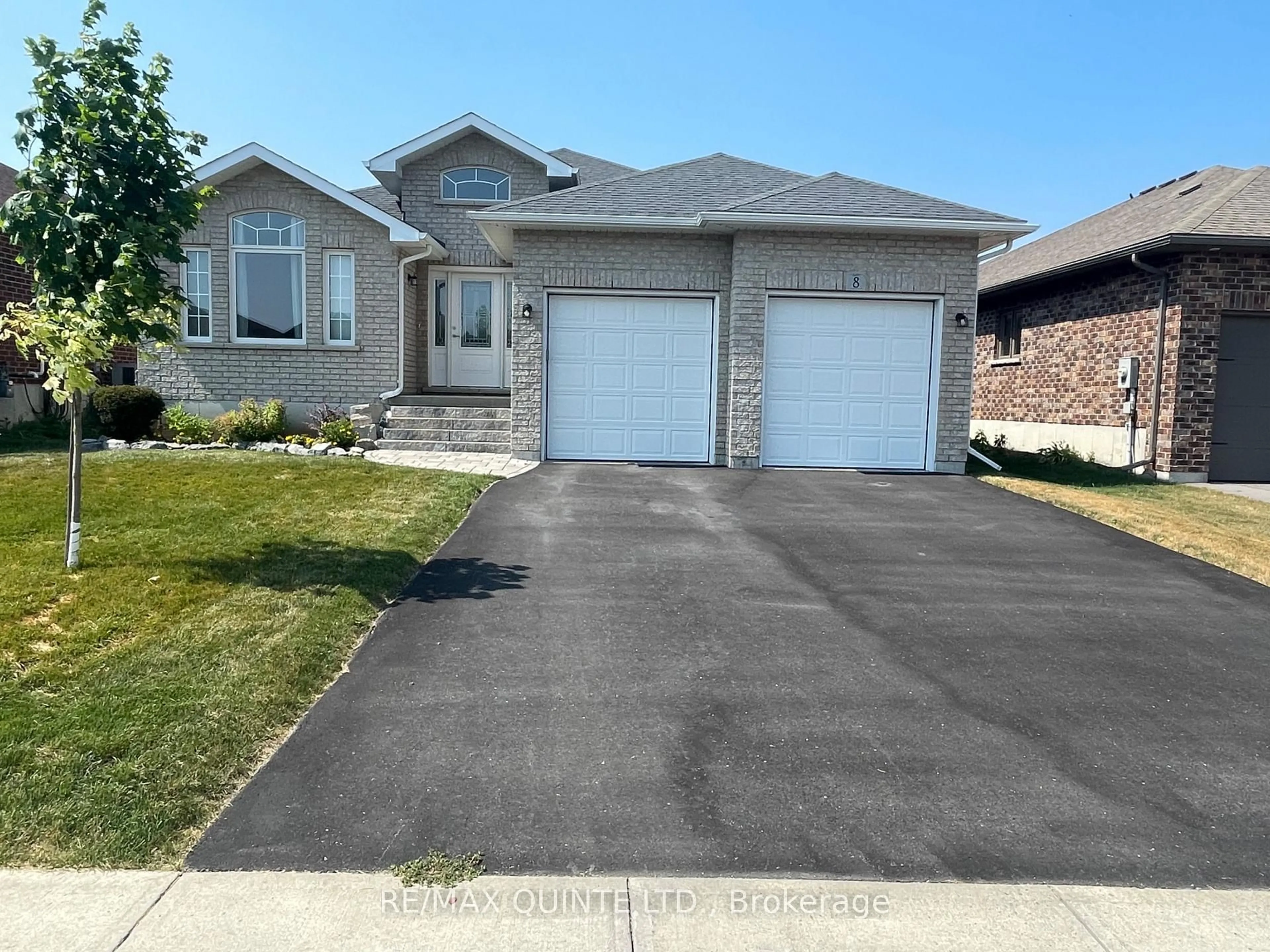 Home with vinyl exterior material, street for 8 Crews St, Quinte West Ontario K8V 0G3