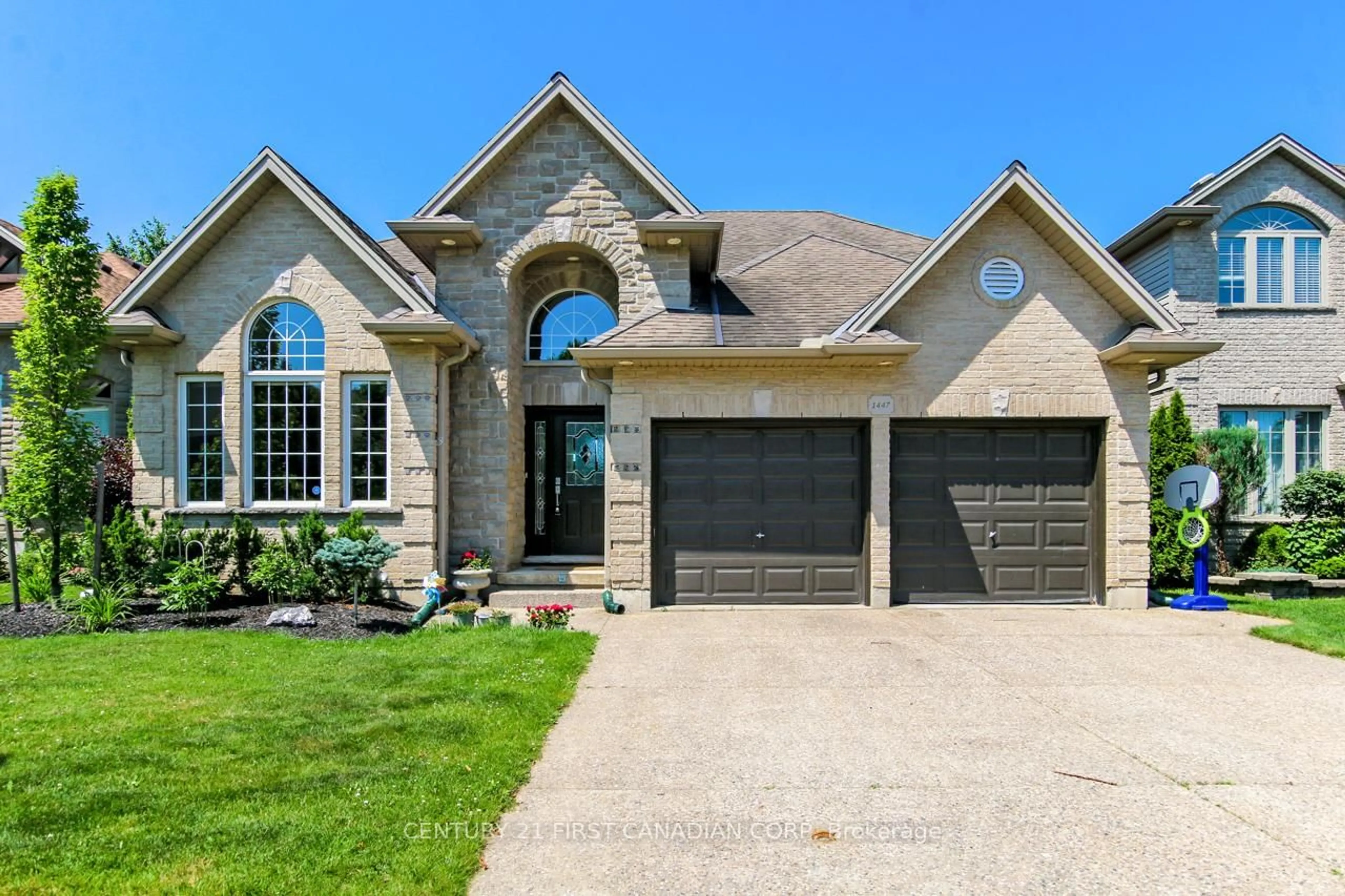 Home with brick exterior material, street for 1447 Kains Terr, London South Ontario N6K 4Z6