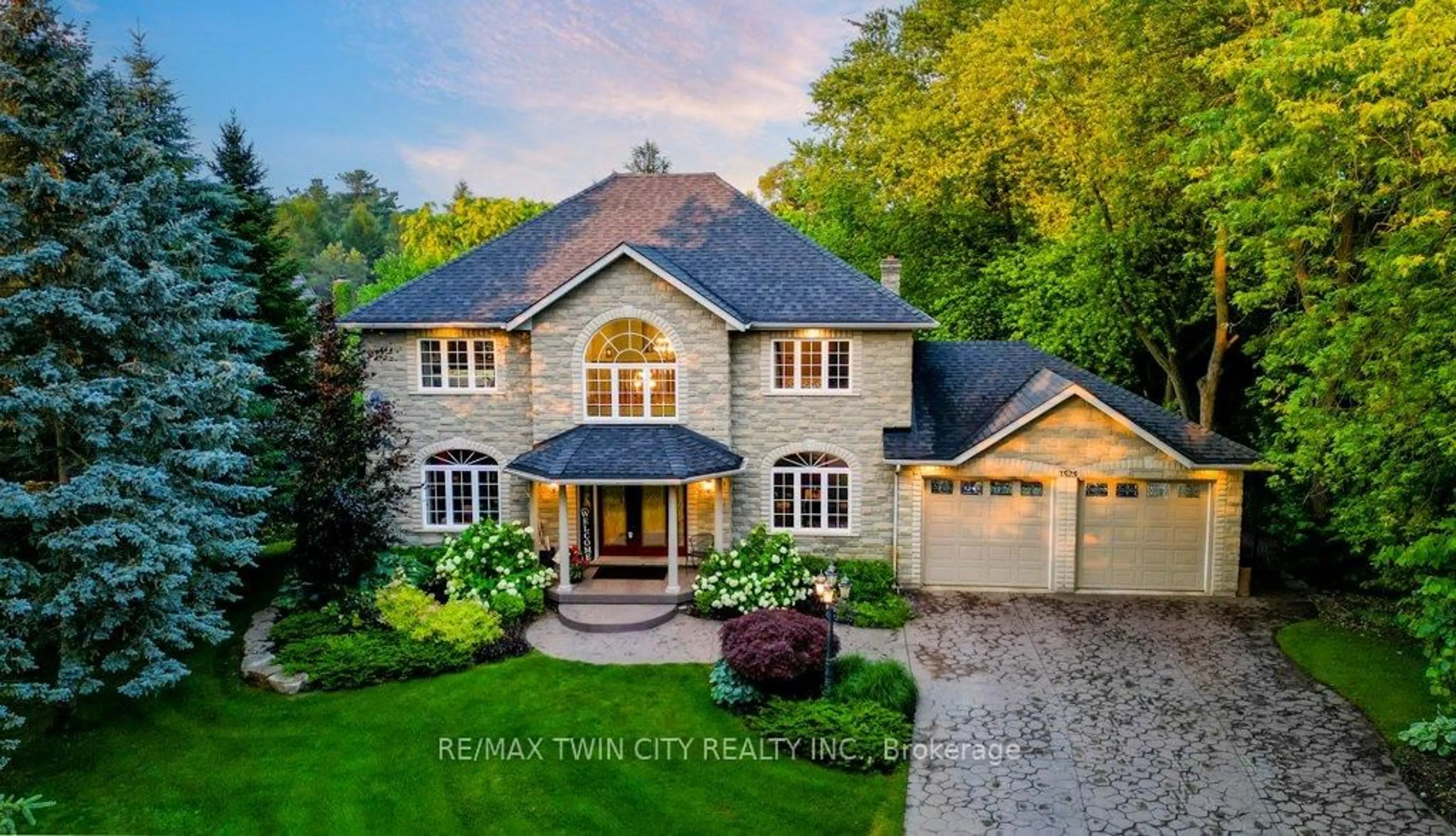 Home with brick exterior material, water/lake/river/ocean view for 1525 Dickie Settlement Rd, Cambridge Ontario N3H 4R8