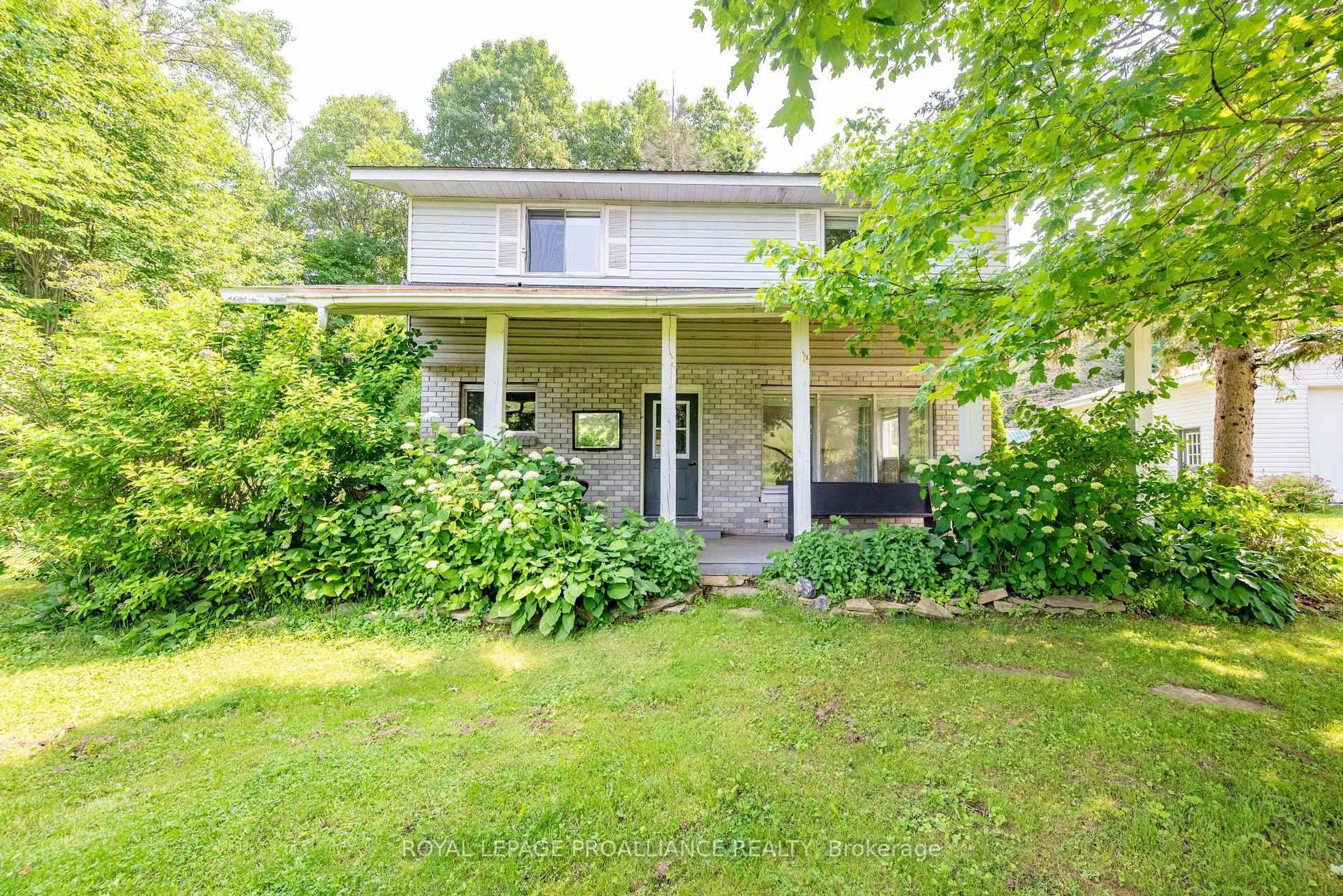 A pic from outside/outdoor area/front of a property/back of a property/a pic from drone, street for 4388 Henderson Rd, Arden Ontario K0H 1B0