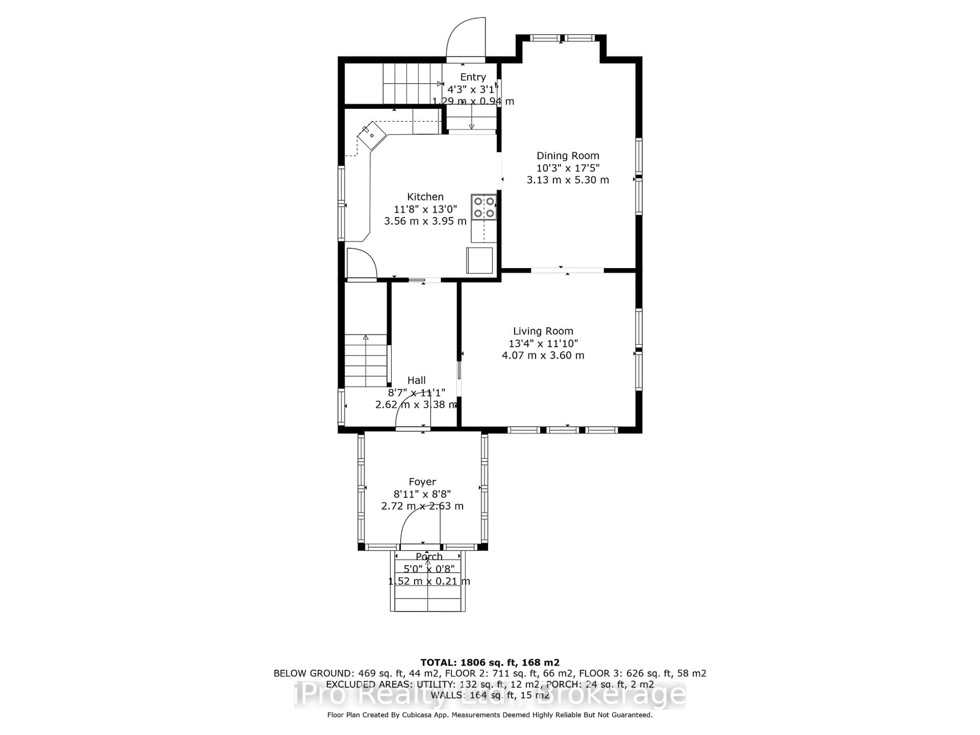 Floor plan for 116 Trafalgar Rd, Erin Ontario N0B 1Z0
