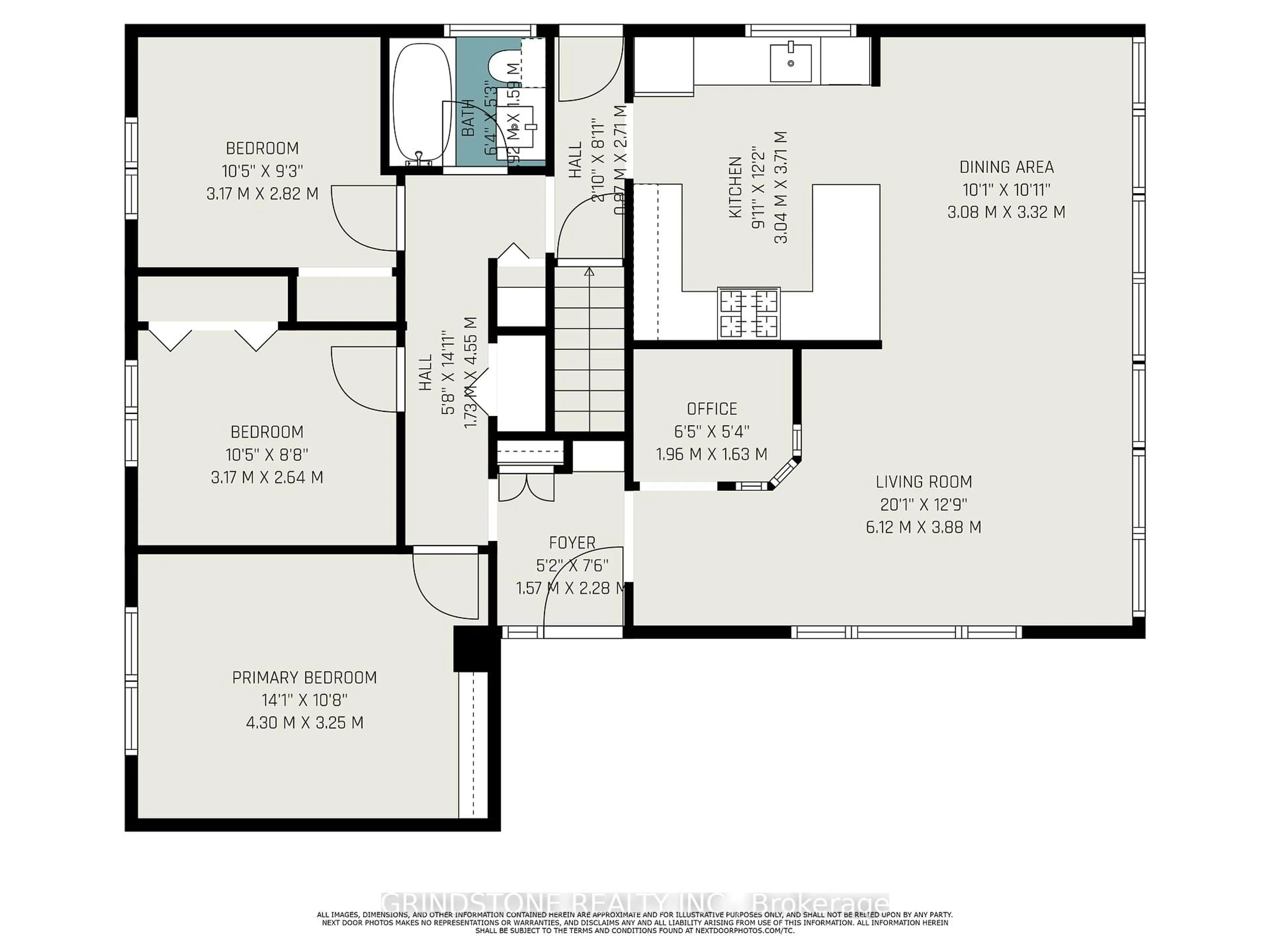 Floor plan for 2098 Delmar Dr, Ottawa Ontario K1H 5R1
