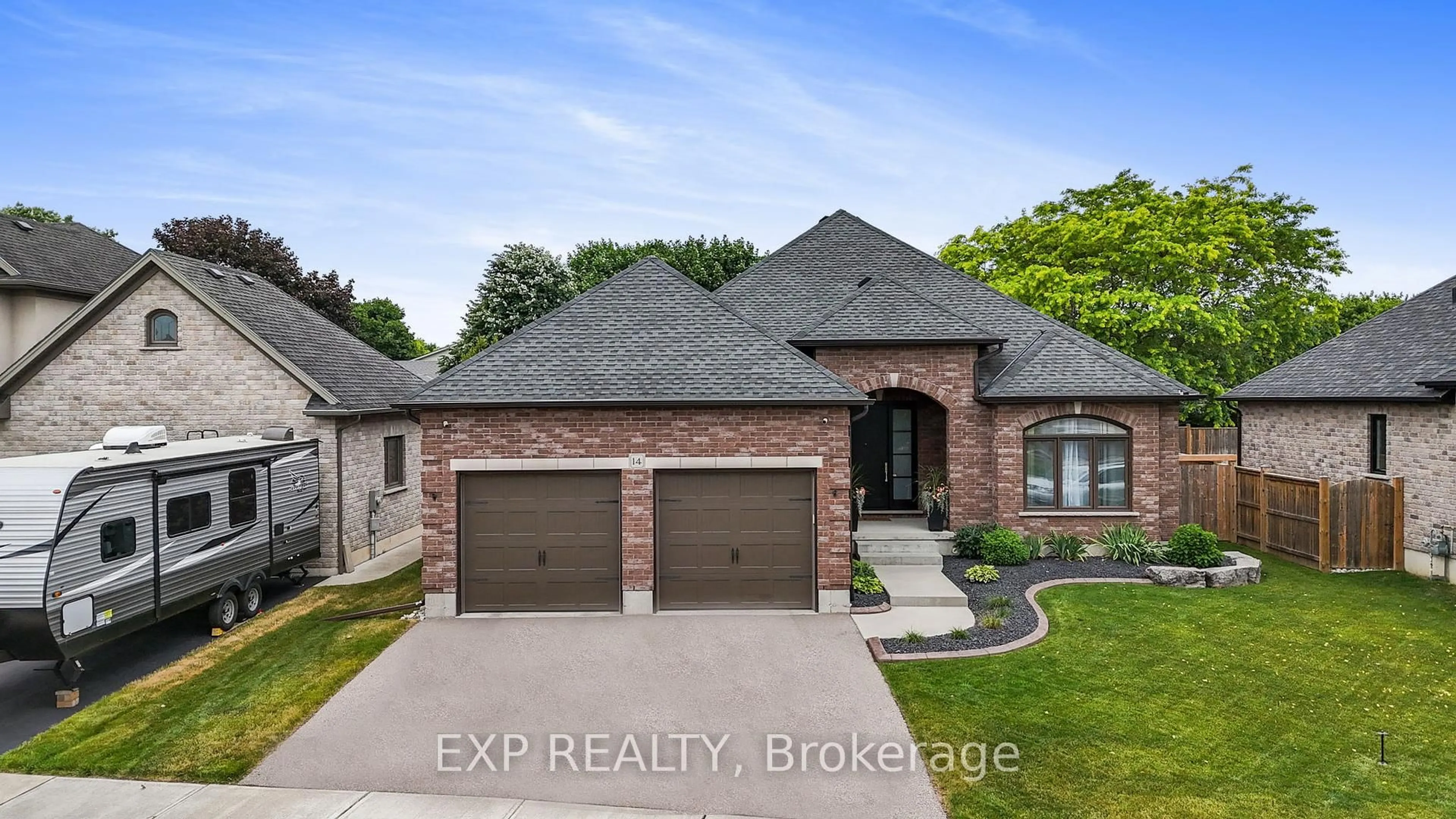 Home with brick exterior material, street for 14 Ross Ave, Norfolk Ontario N3Y 0B2
