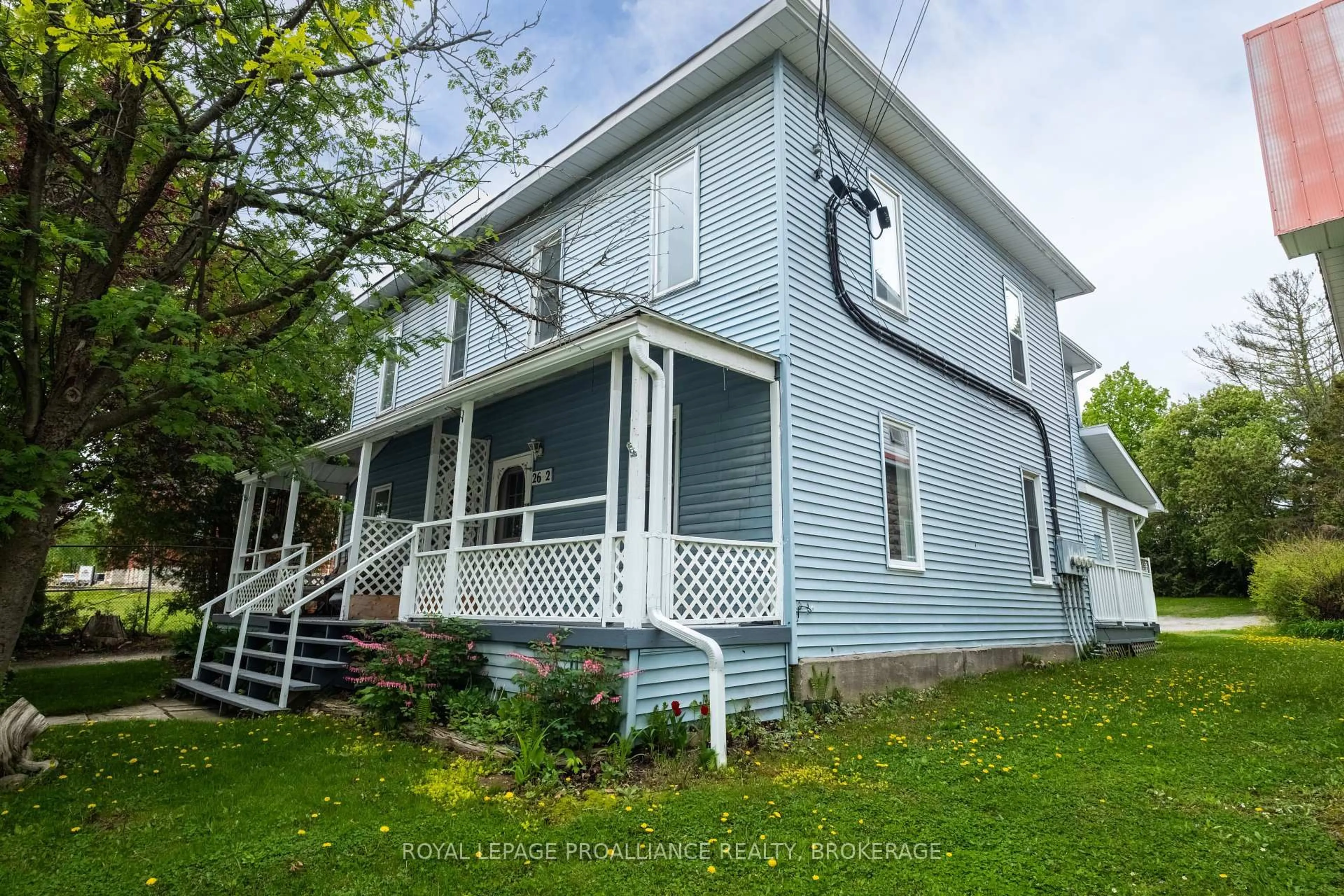 A pic from outside/outdoor area/front of a property/back of a property/a pic from drone, building for 26 Rideau St, Westport Ontario K0G 1X0