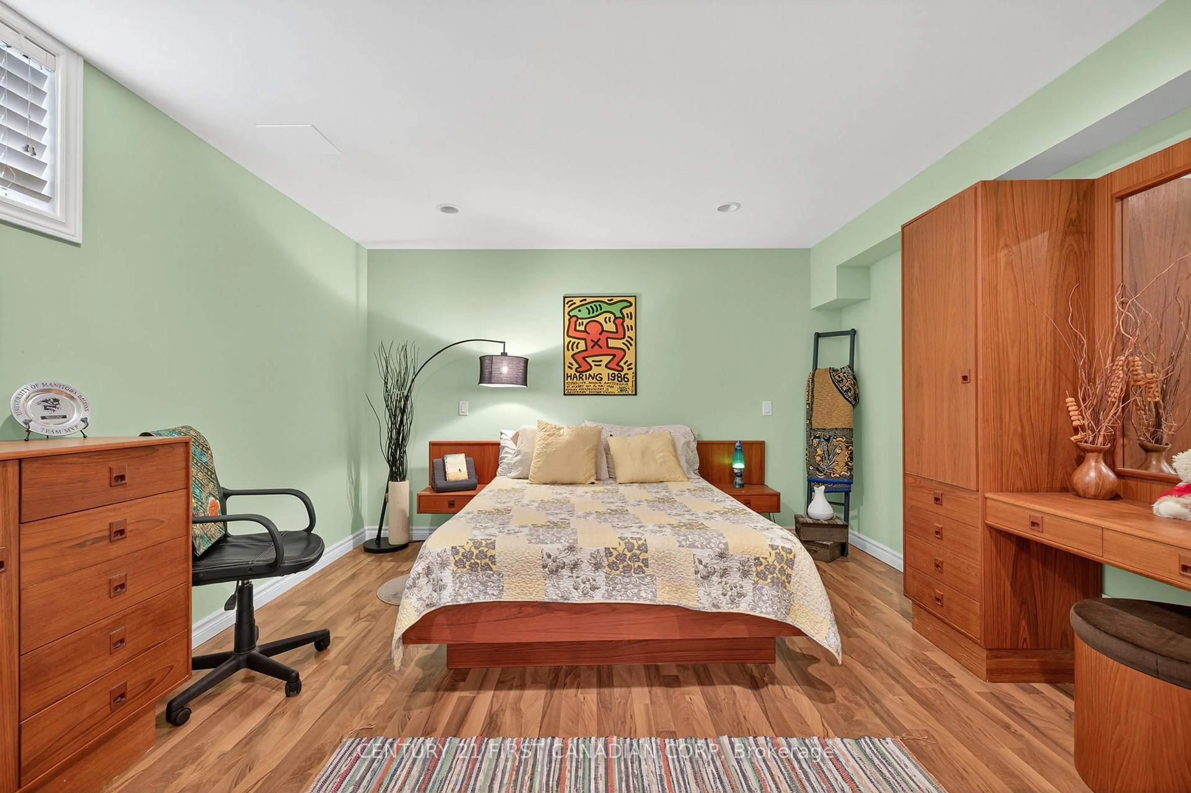 Bedroom with bed, unknown for 24439 Poplar Hill Rd, Middlesex Centre Ontario N0M 2A0