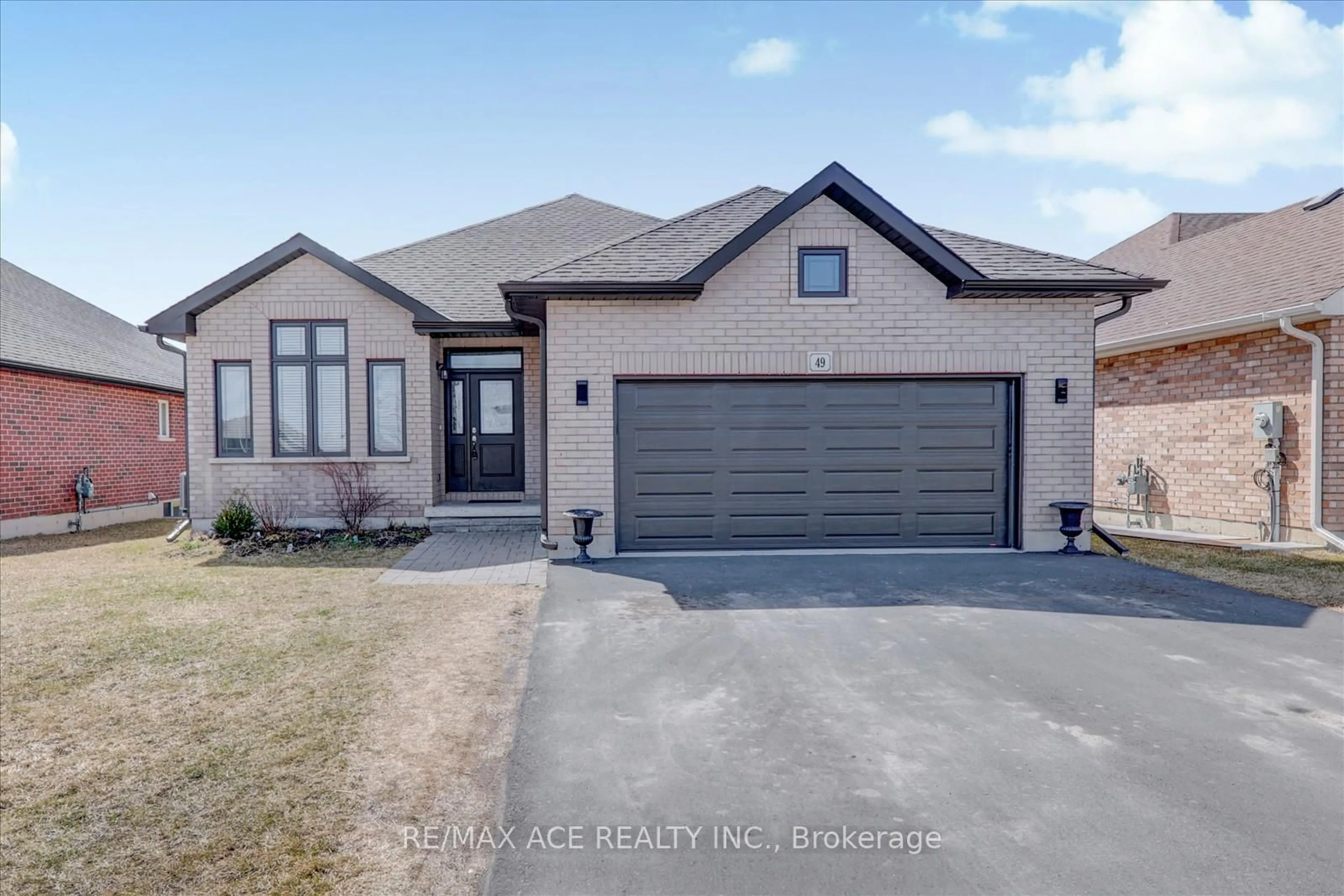 Home with brick exterior material, street for 49 Covington Cres, Belleville Ontario K8N 0K9