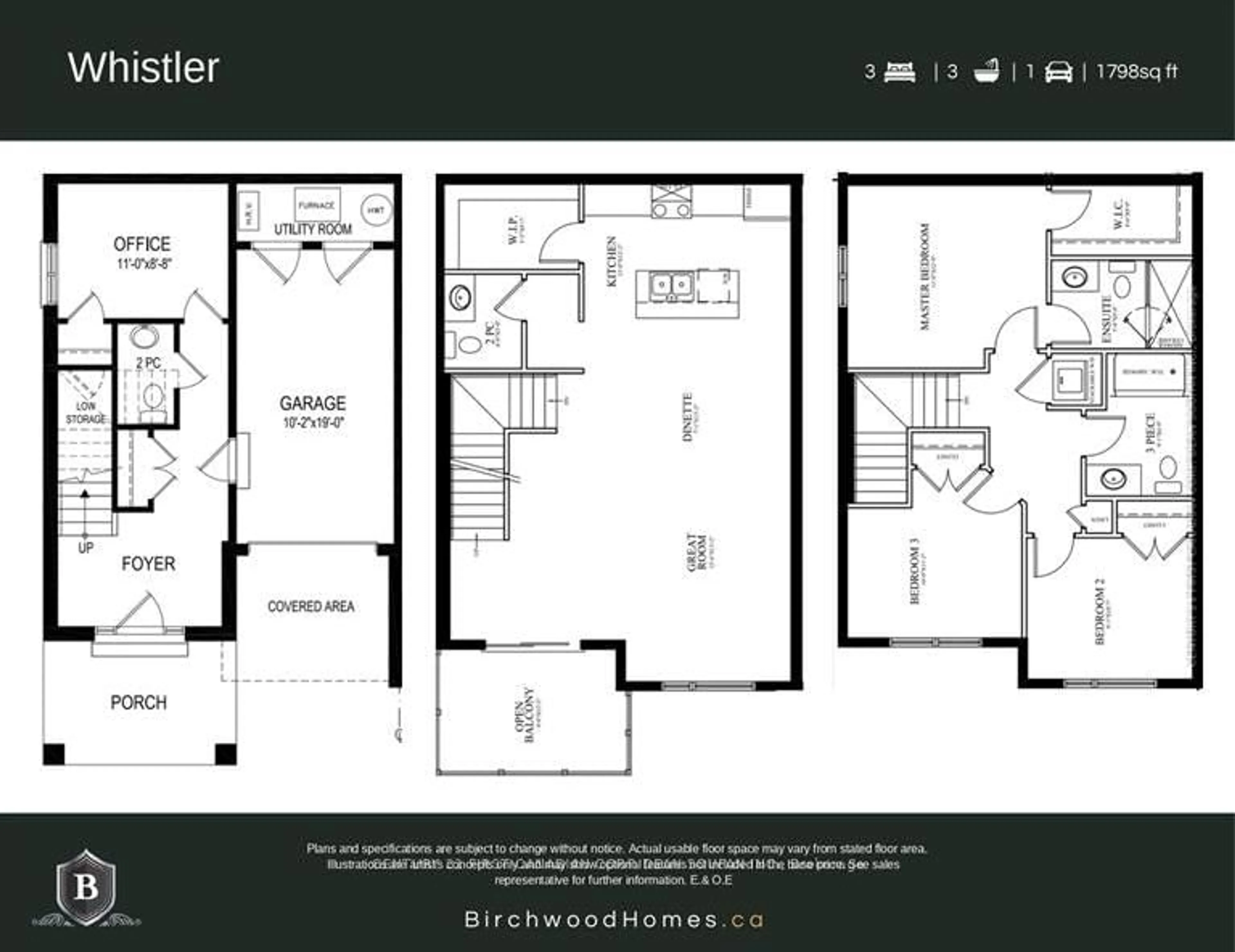 Floor plan for 775 BANYAN Lane, London North Ontario N6G 5B1