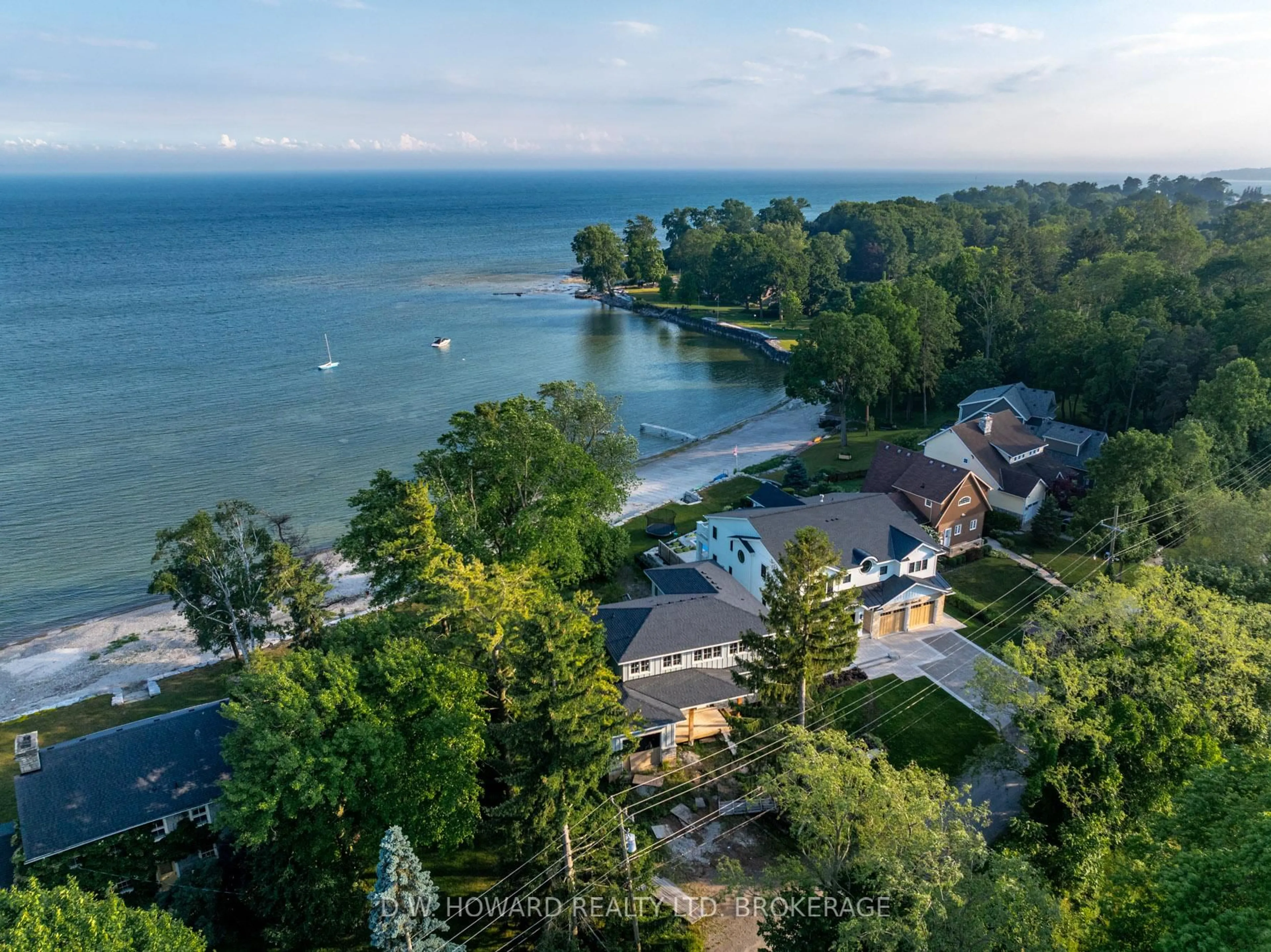 A pic from outside/outdoor area/front of a property/back of a property/a pic from drone, water/lake/river/ocean view for 3561 YACHT HARBOUR Rd, Fort Erie Ontario L0S 1N0