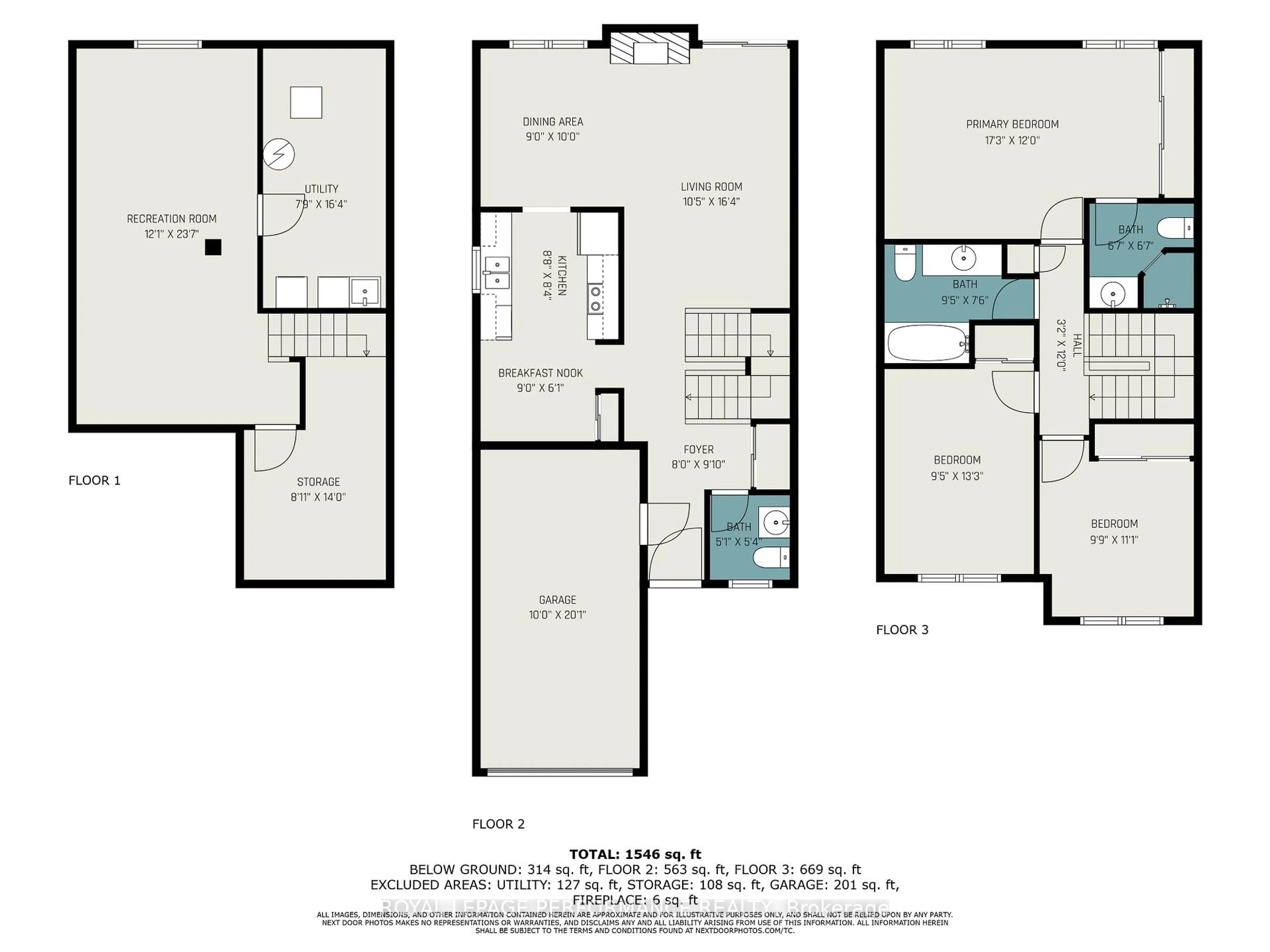 Floor plan for 2015 Summerfields Cres, Ottawa Ontario K1C 7B4