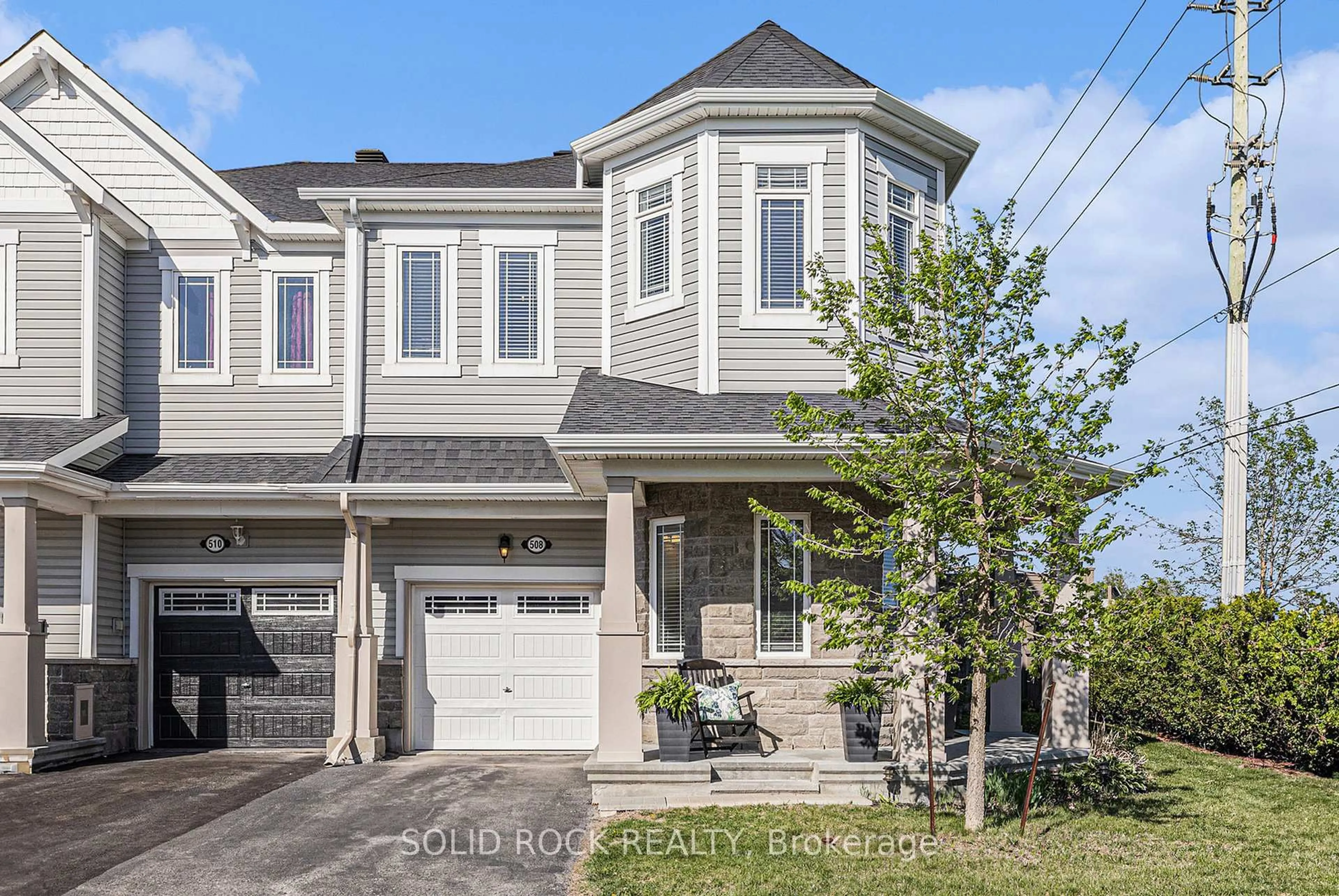 Home with vinyl exterior material, street for 508 Acceptance Pl, Ottawa Ontario K2M 2T6
