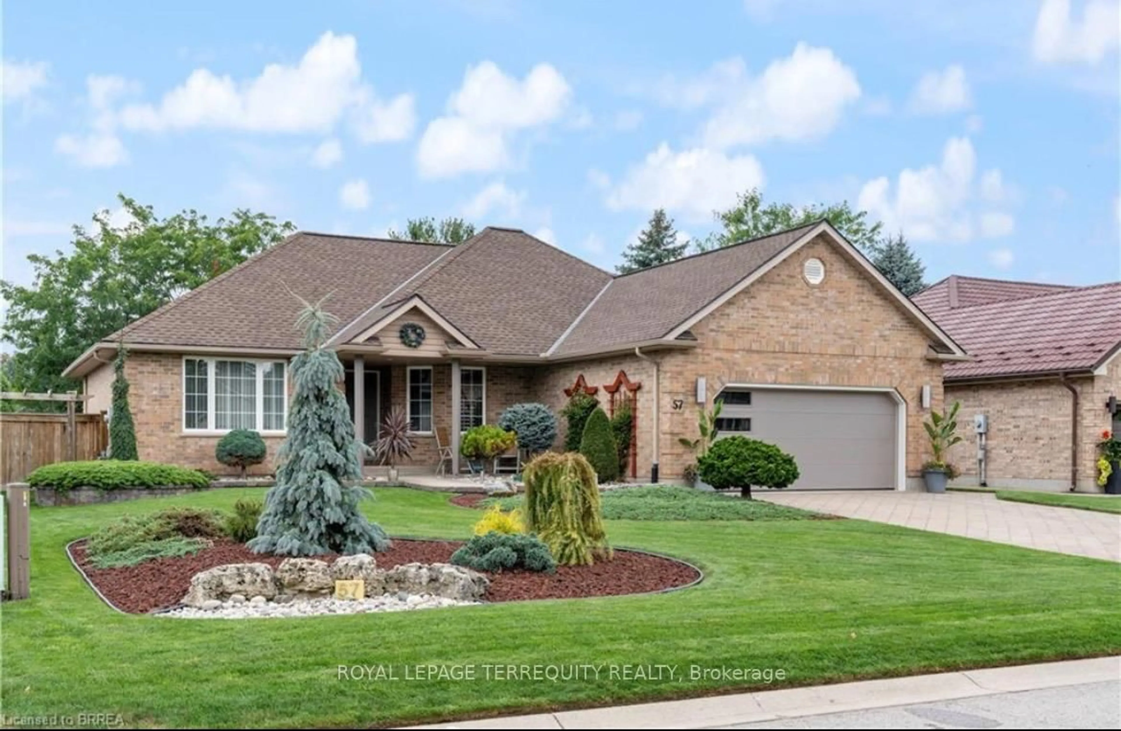 Home with brick exterior material, street for 57 Parkview Dr, Thames Centre Ontario N0L 1G2