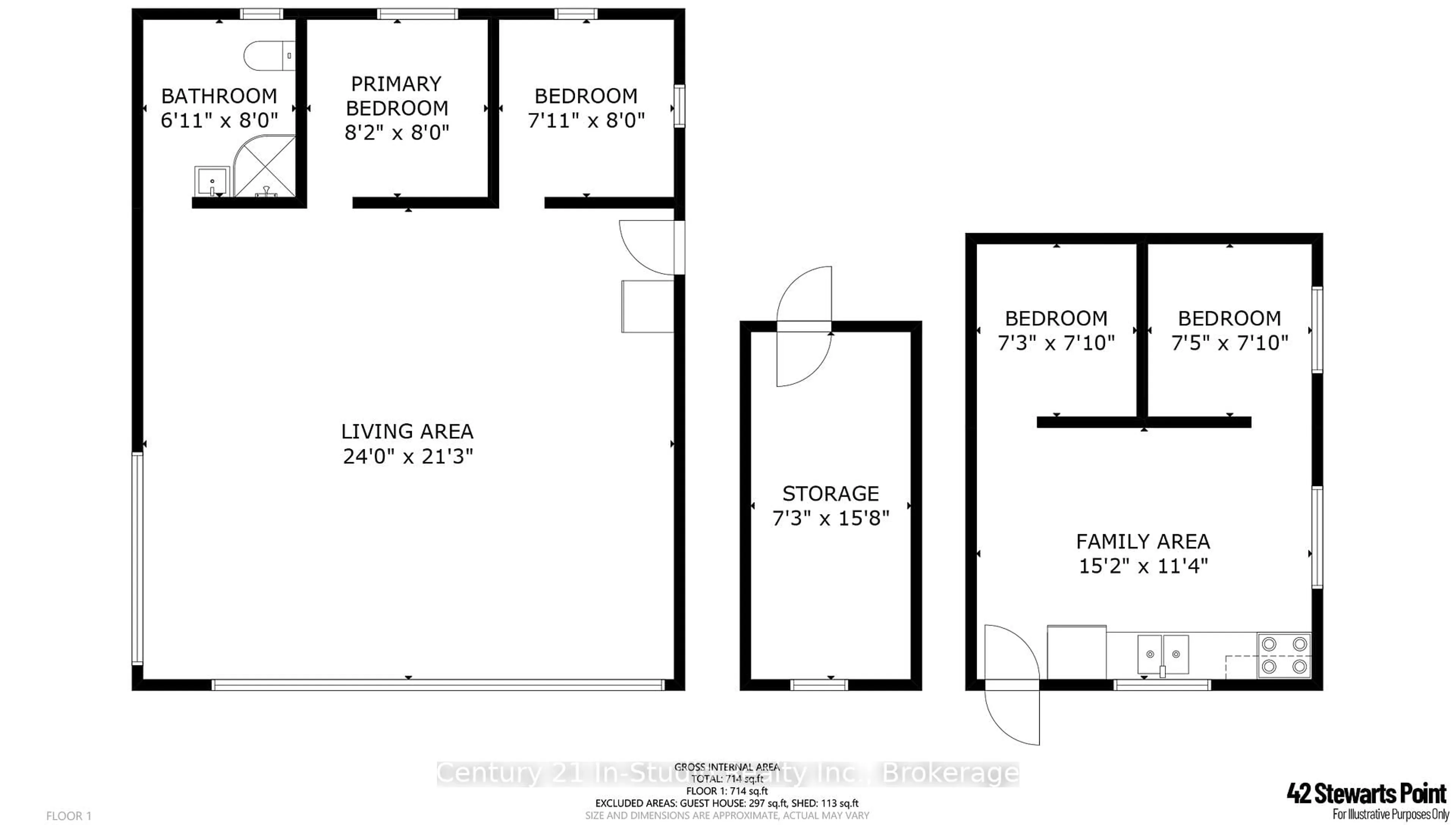 Floor plan for 42 STEWARTS Pt, Northern Bruce Peninsula Ontario N0H 2T0