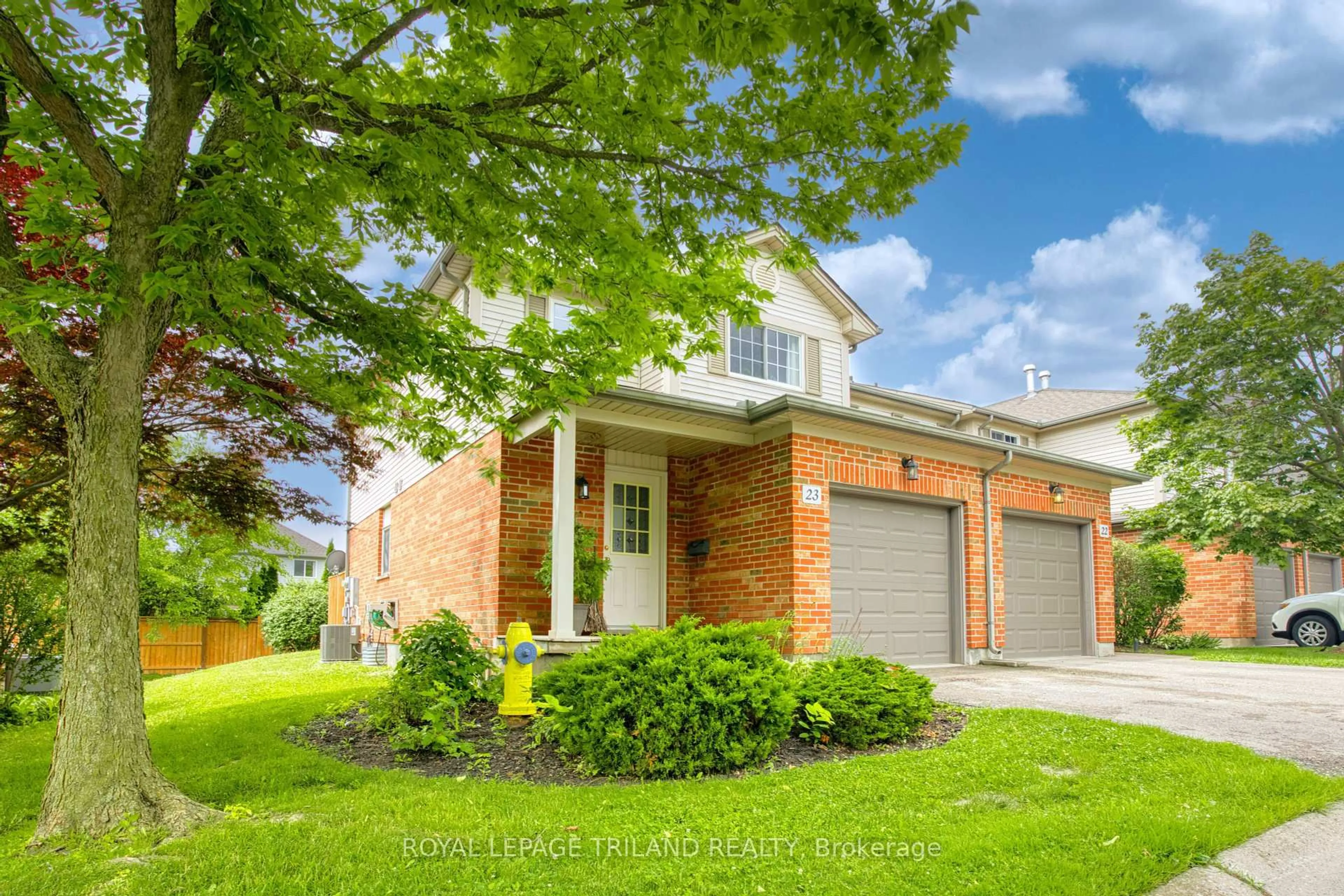 Home with brick exterior material, street for 1199 REARDON Blvd #23, London South Ontario N6M 1H7