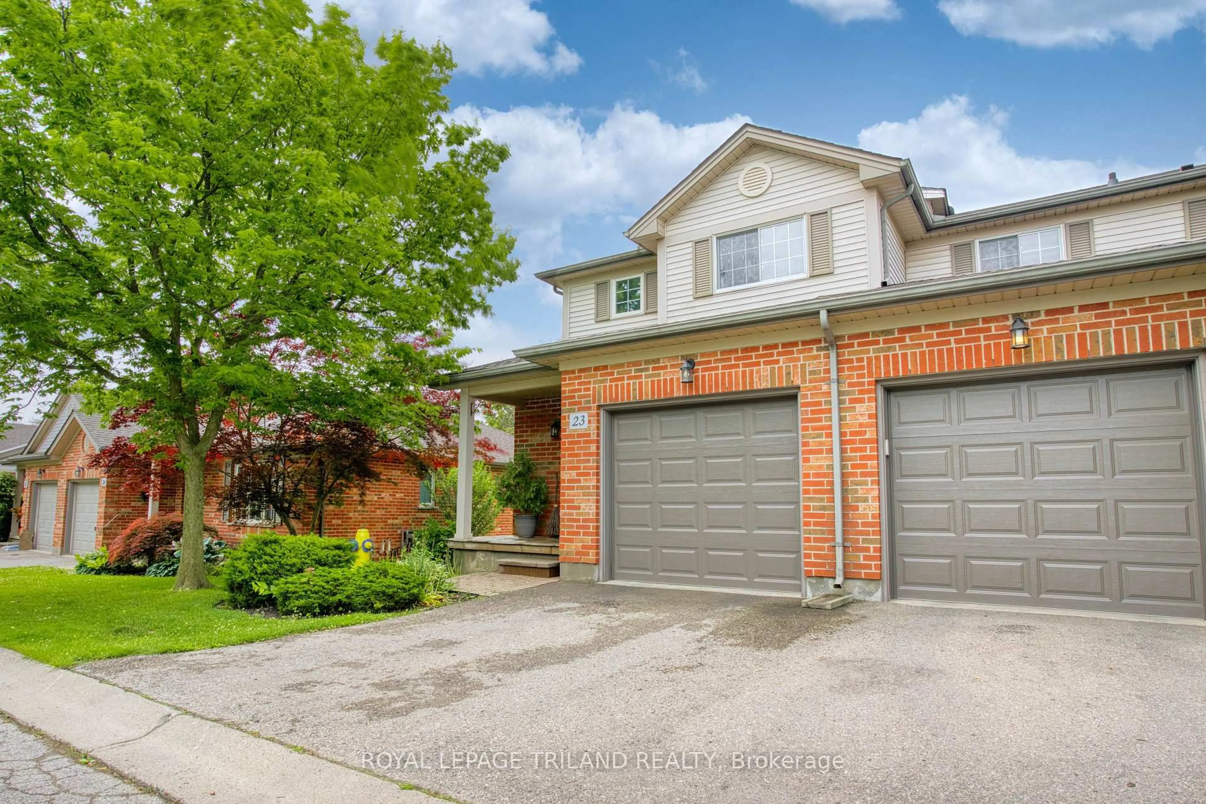 Home with brick exterior material, street for 1199 REARDON Blvd #23, London South Ontario N6M 1H7