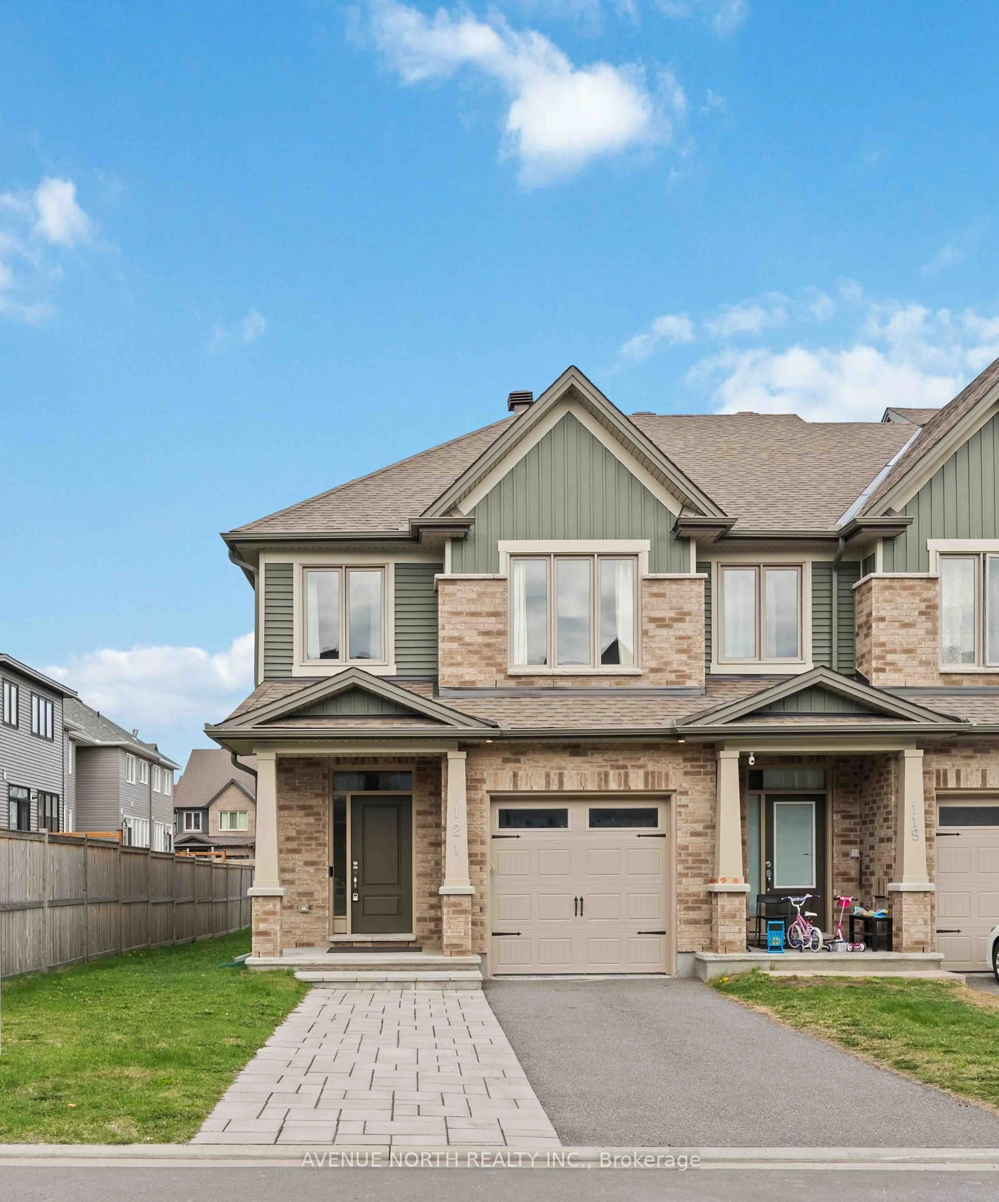 Home with brick exterior material, street for 121 Nepeta Cres, Ottawa Ontario K1T 0S5