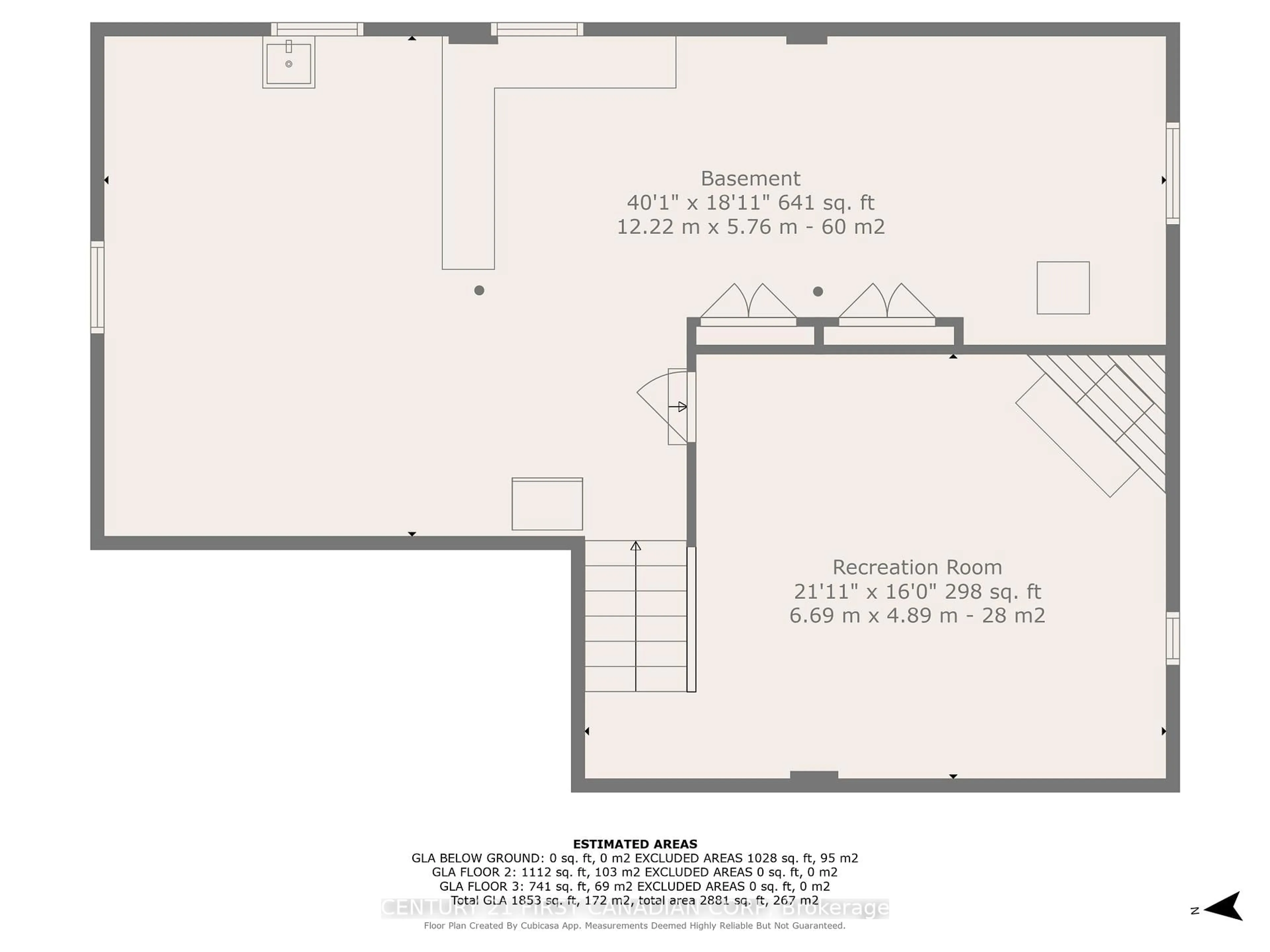 Floor plan for 26 Grand Ave, Chatham-Kent Ontario N8A 4J9