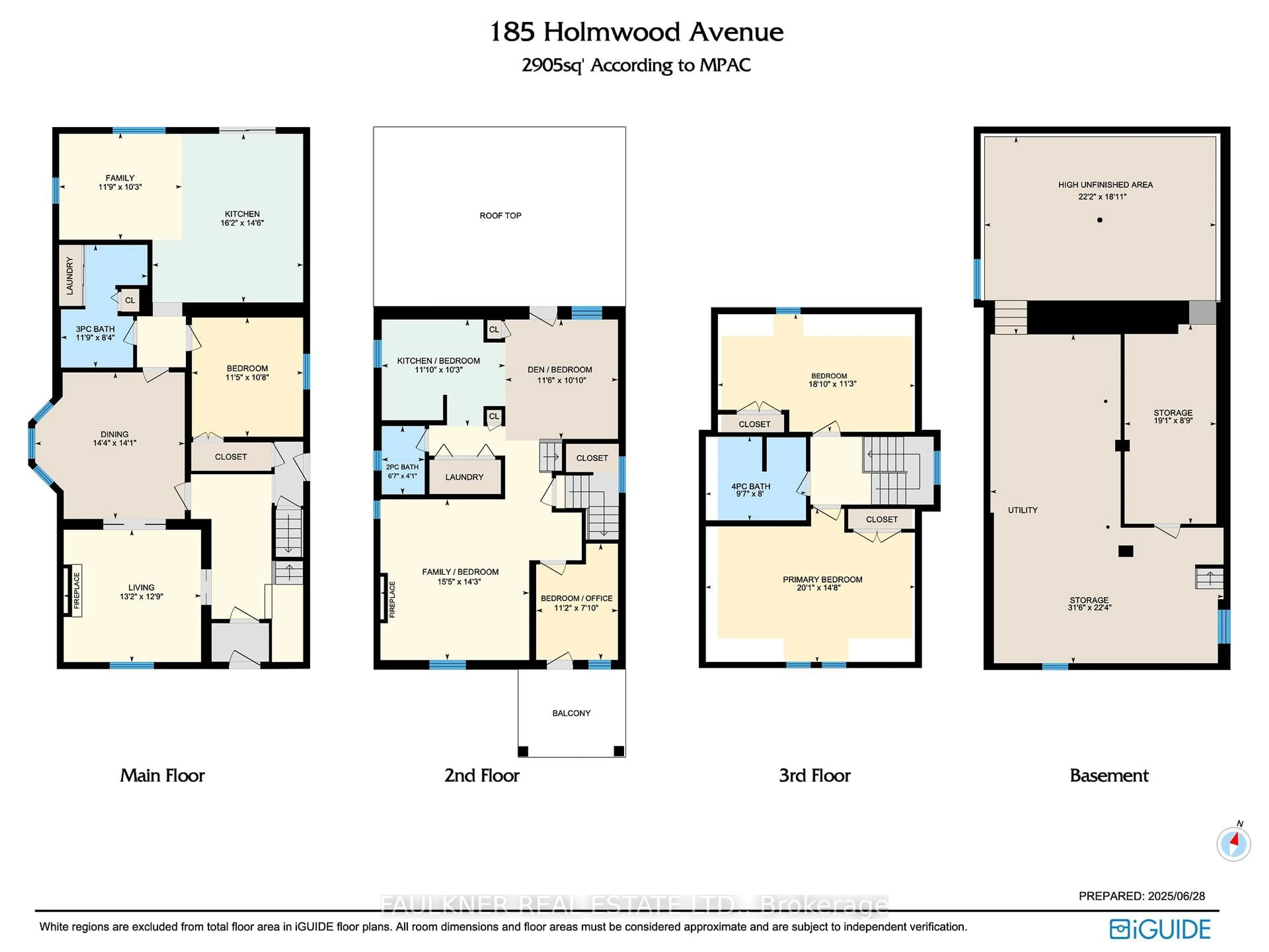 Floor plan for 185 Holmwood Ave, Ottawa Ontario K1S 2P3